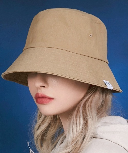 A'GEM/9 × .kom『VARZAR/バザール』Herringbone label bucket hat