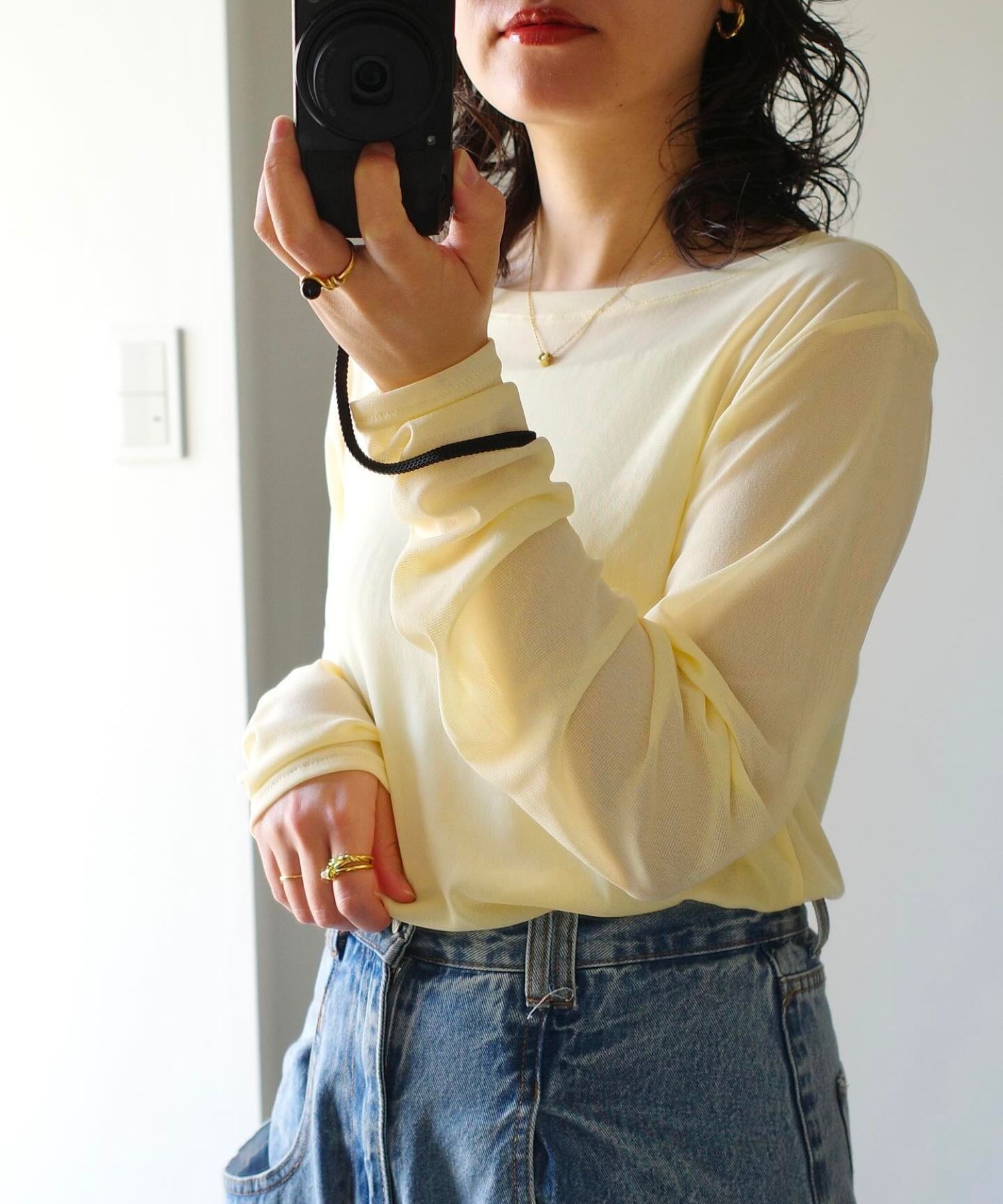 model：H158 着用サイズ：FREE