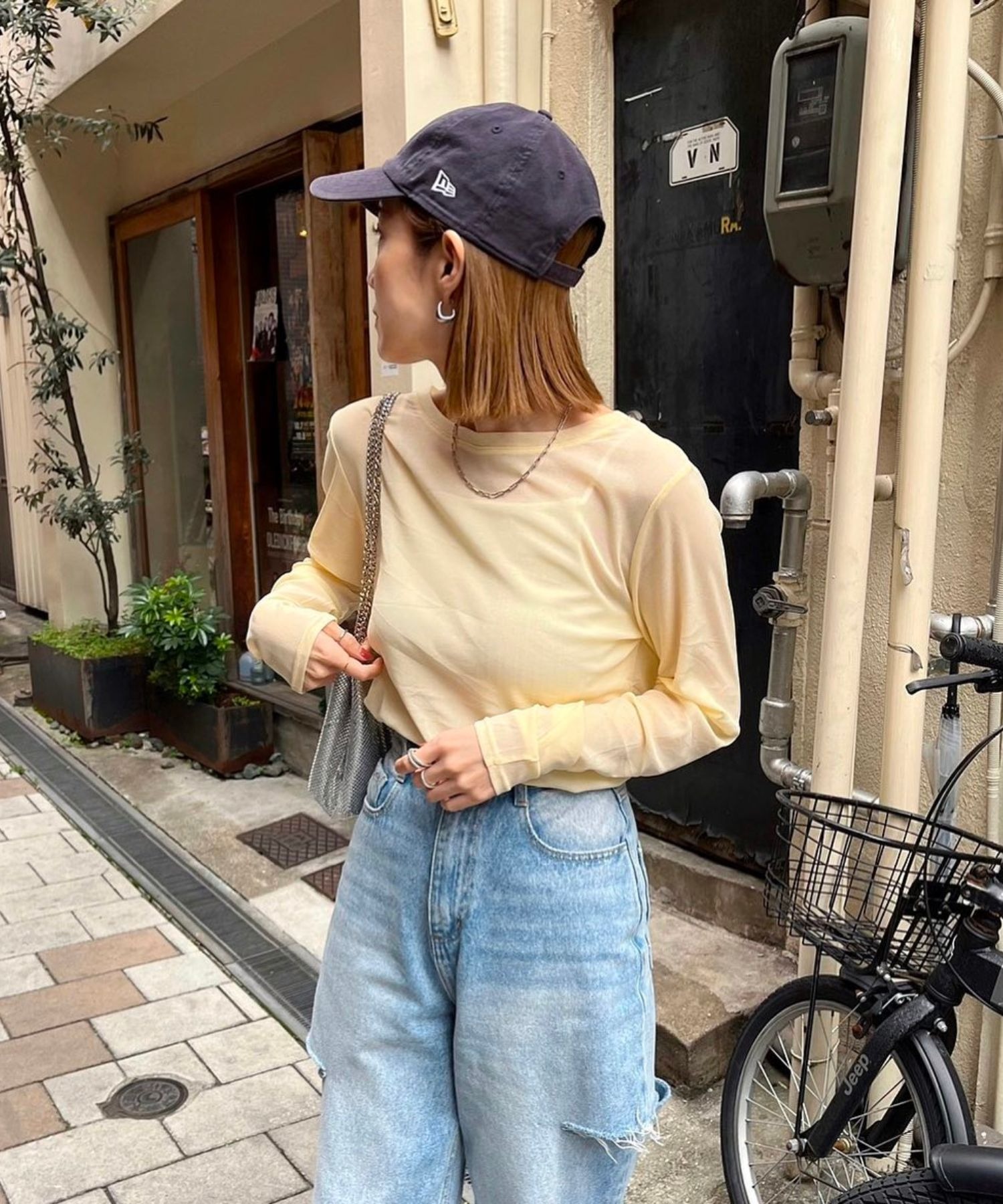 model：H160 着用サイズ：FREE