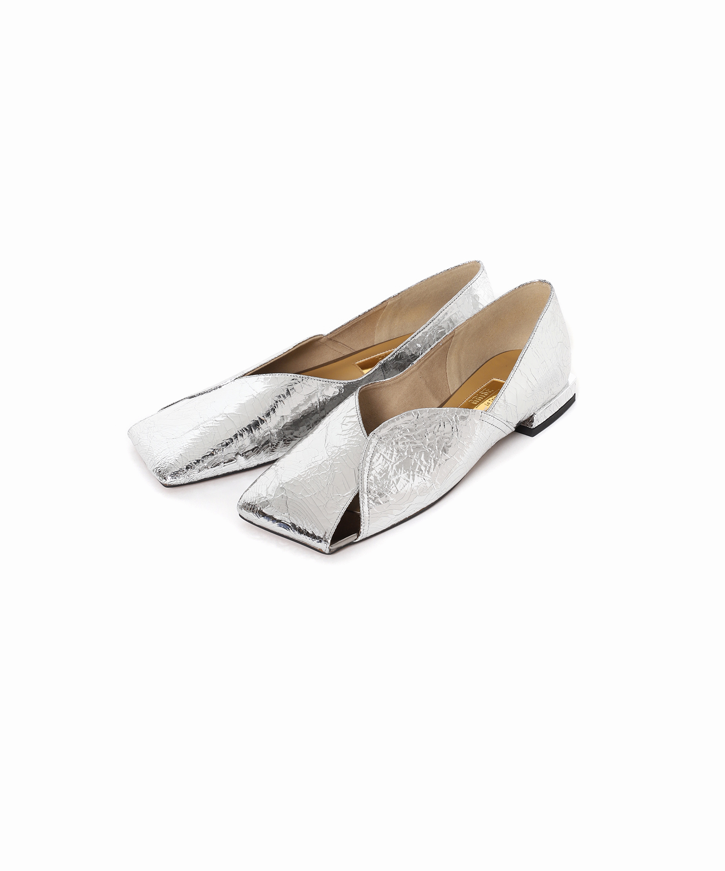 GRISEレザースクエアARTYフラット 最新