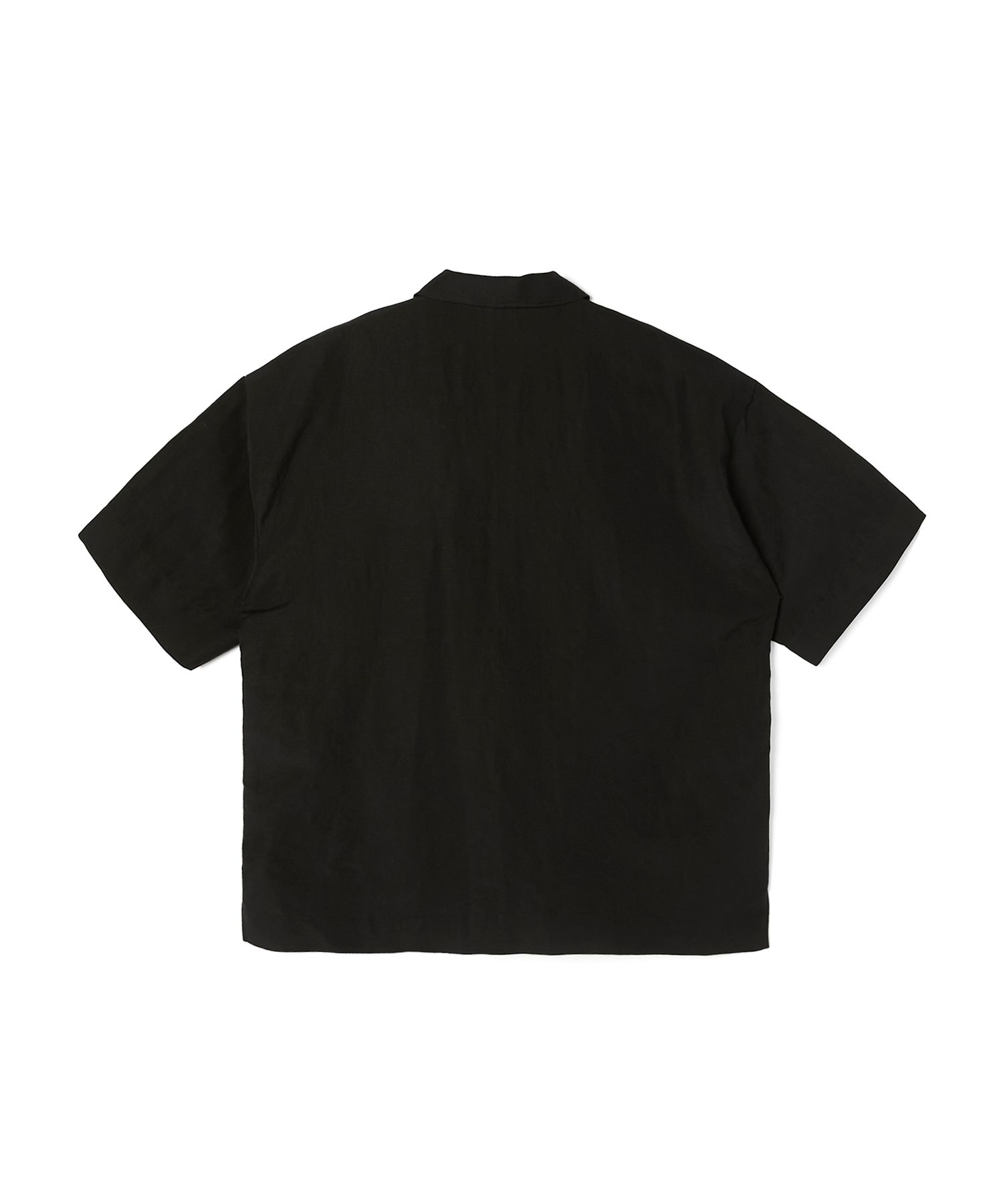 N.HOOLYWOOD テクスチャー仕上げの黒い長袖シャツ N.HOOLYWOOD - N.HOOLYWOOD COMPILE LONG SLEEVE T-SHIRT / エヌ