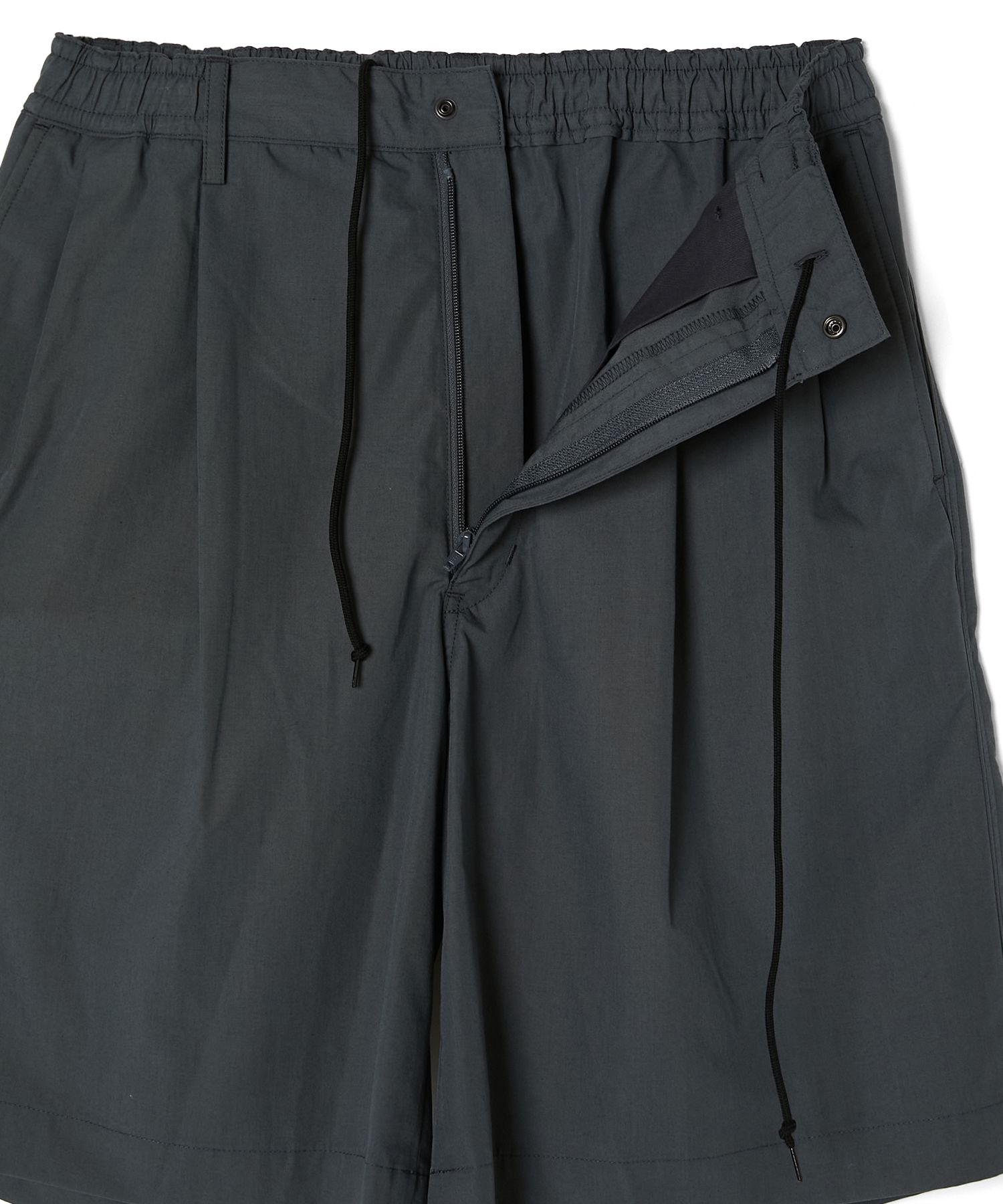 N.HOOLYWOOD ショートパンツ グレー 0304325J0076 TUCKED HALF PANTS N.HOOLYWOOD COMPILE│N-HOOLYWOOD.COM