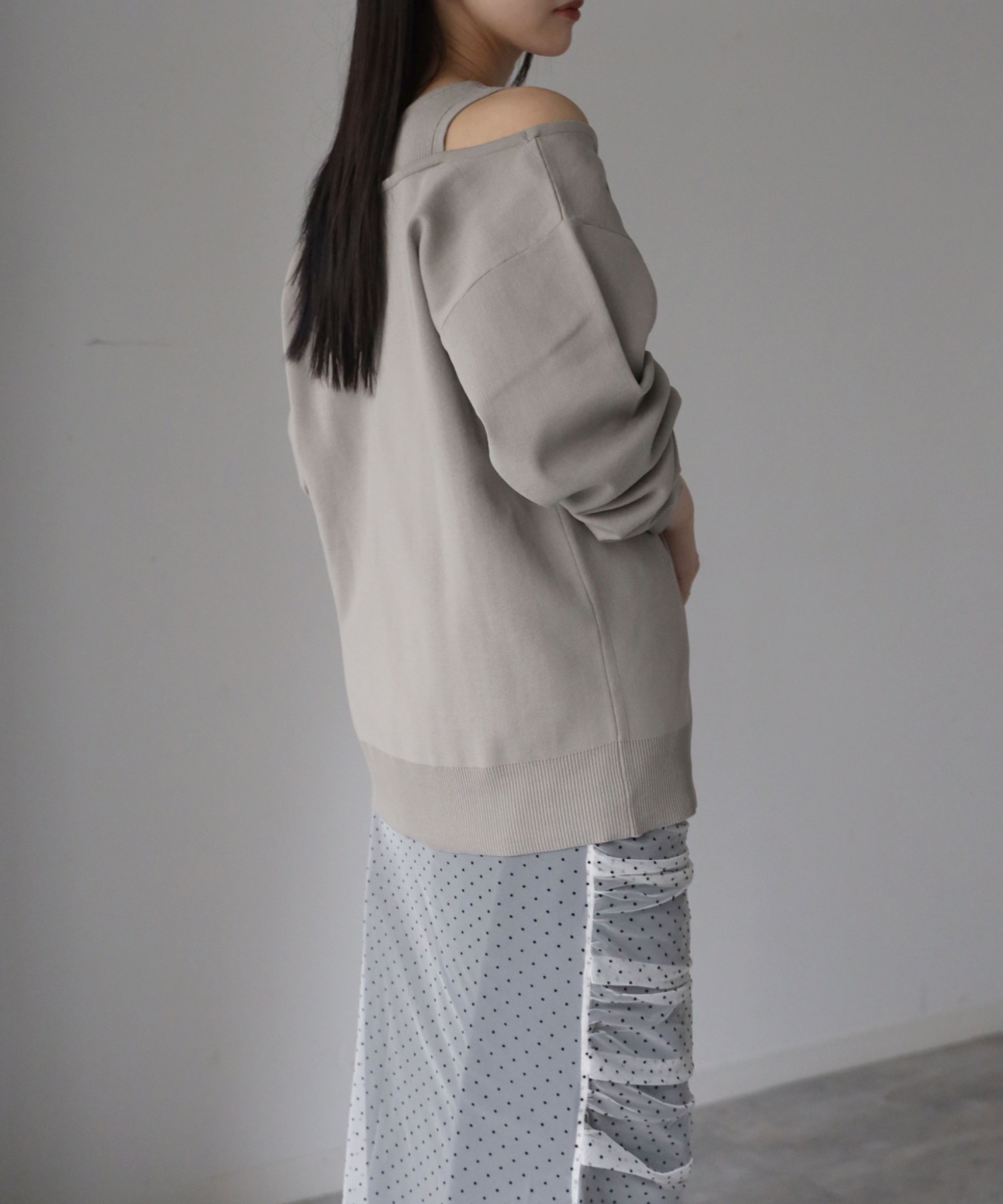 model：164cm. 着用サイズ：FREE