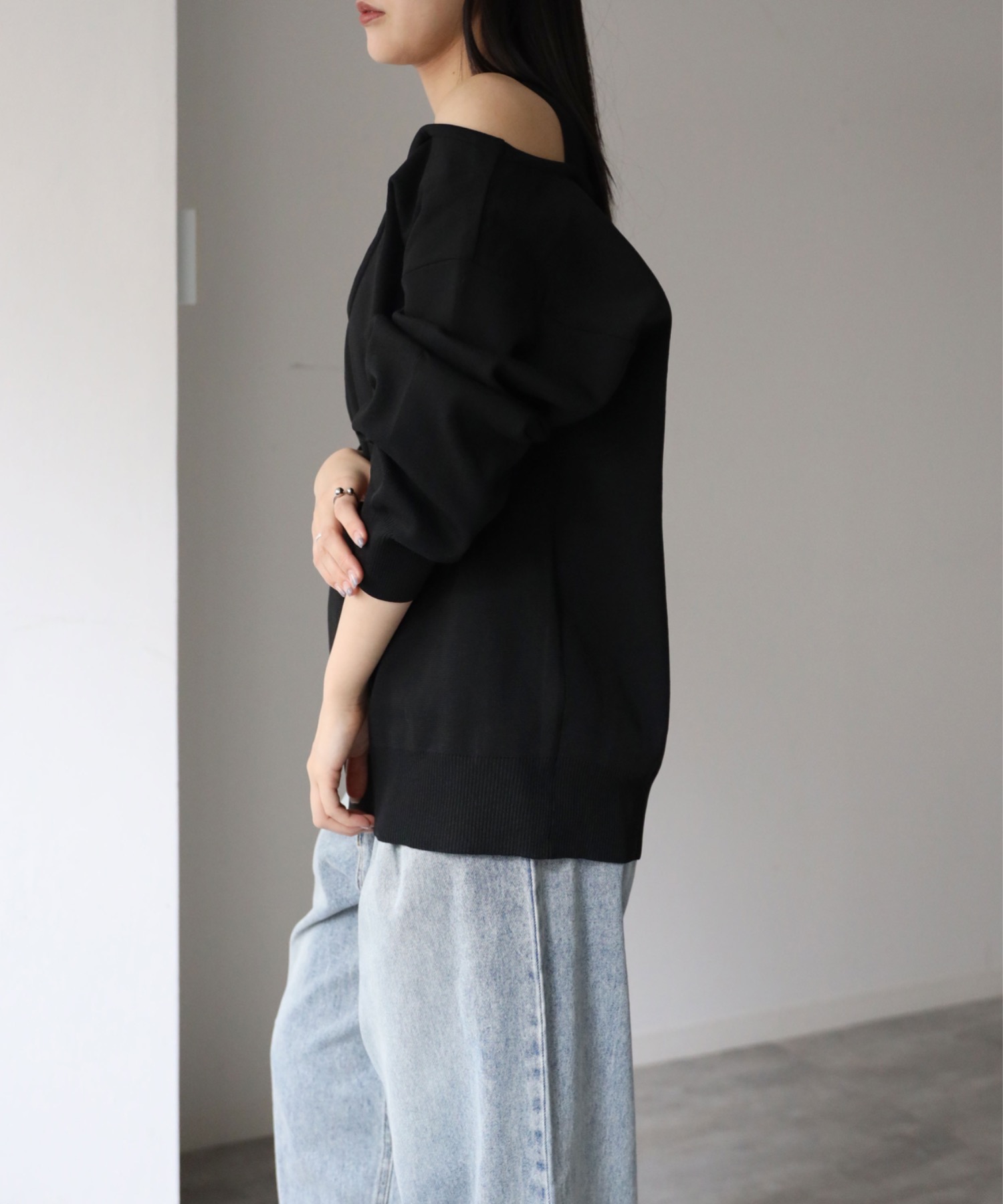model：164cm. 着用サイズ：FREE