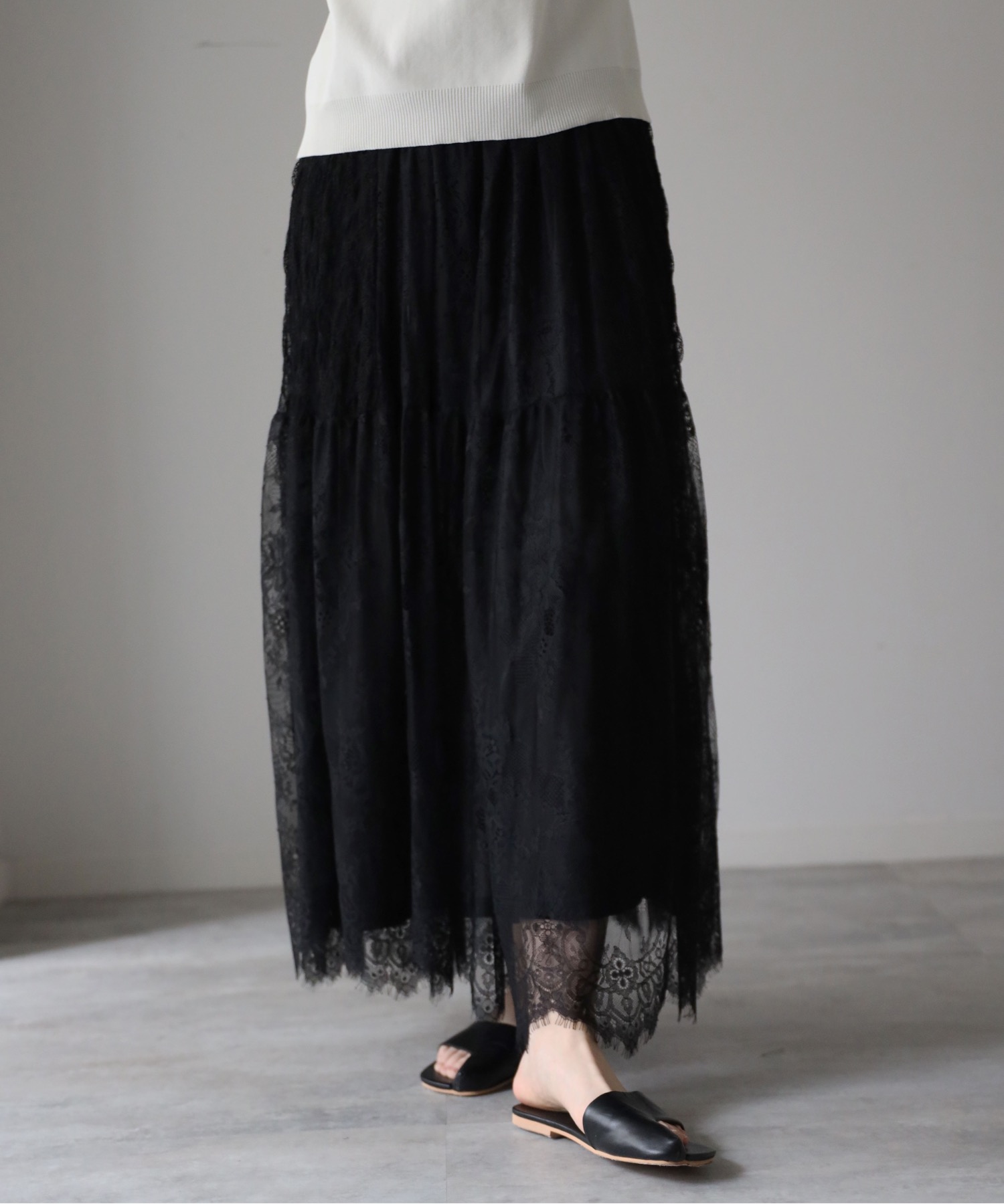 model：164cm. 着用サイズ：FREE