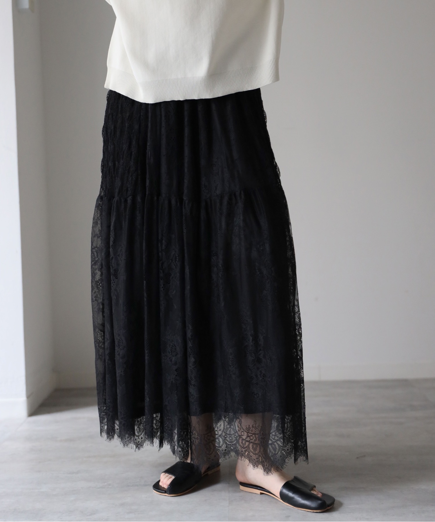 model：164cm. 着用サイズ：FREE