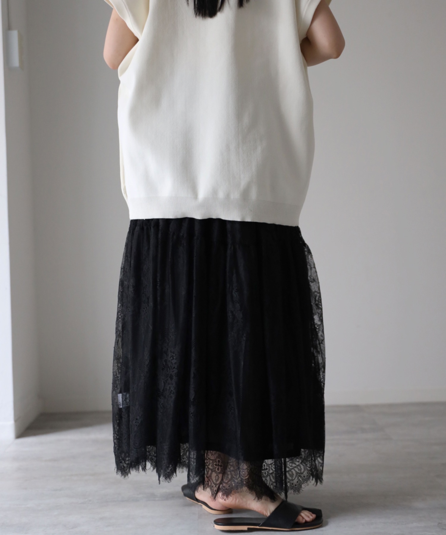 model：164cm. 着用サイズ：FREE