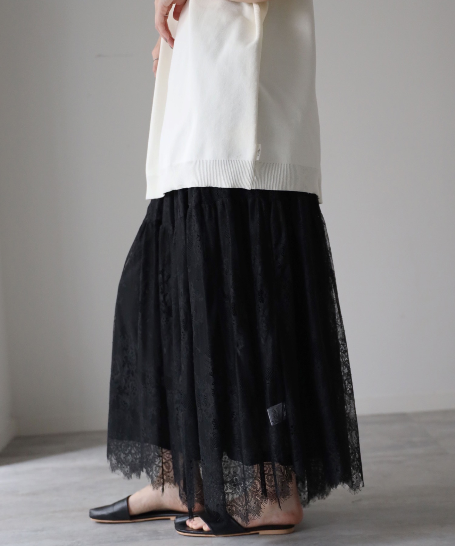 model：164cm. 着用サイズ：FREE