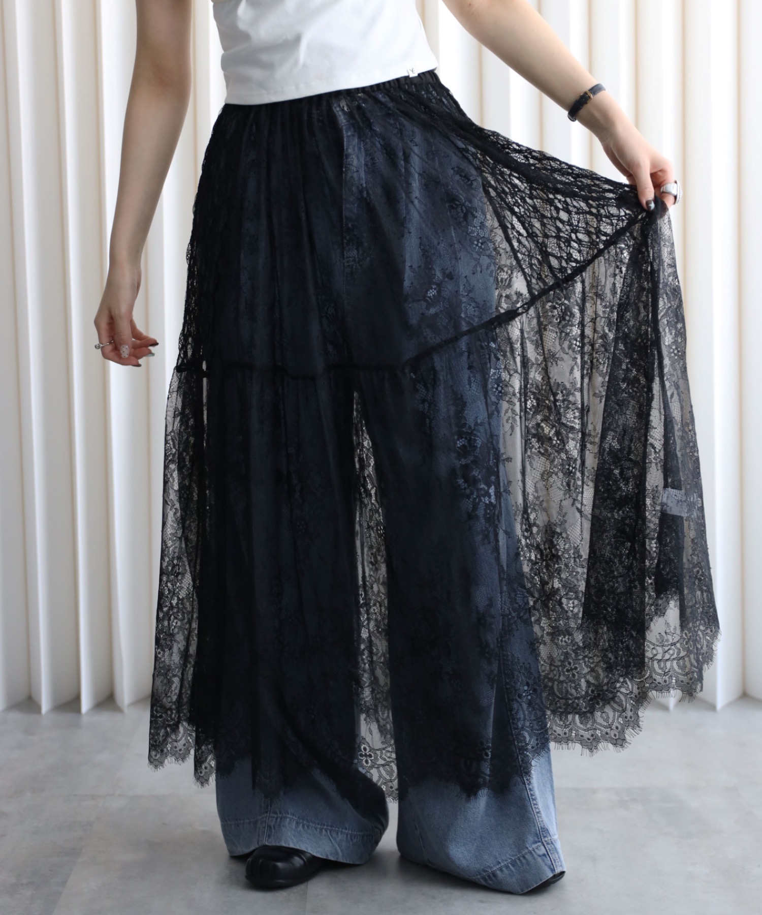 model：164cm. 着用サイズ：FREE