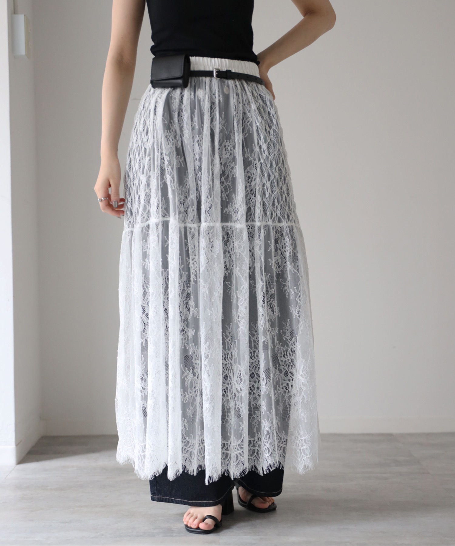 model：164cm. 着用サイズ：FREE