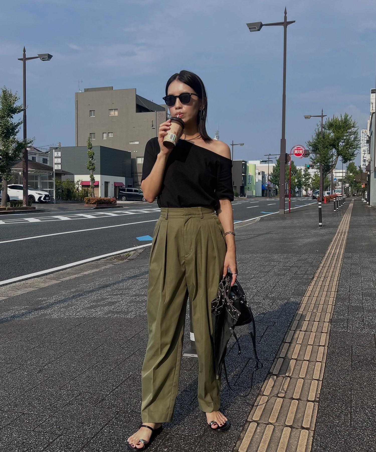 model：H157 着用サイズ：FREE