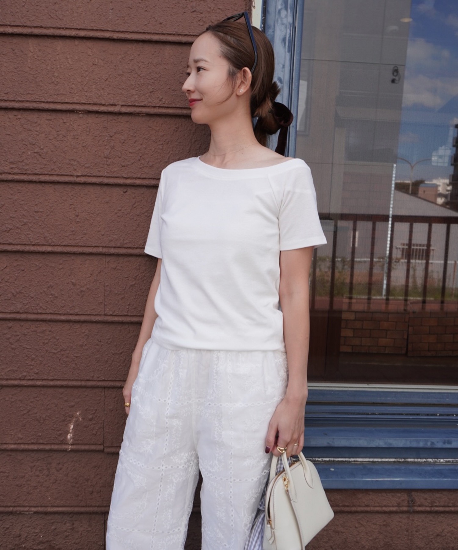 model：H158 着用サイズ：FREE