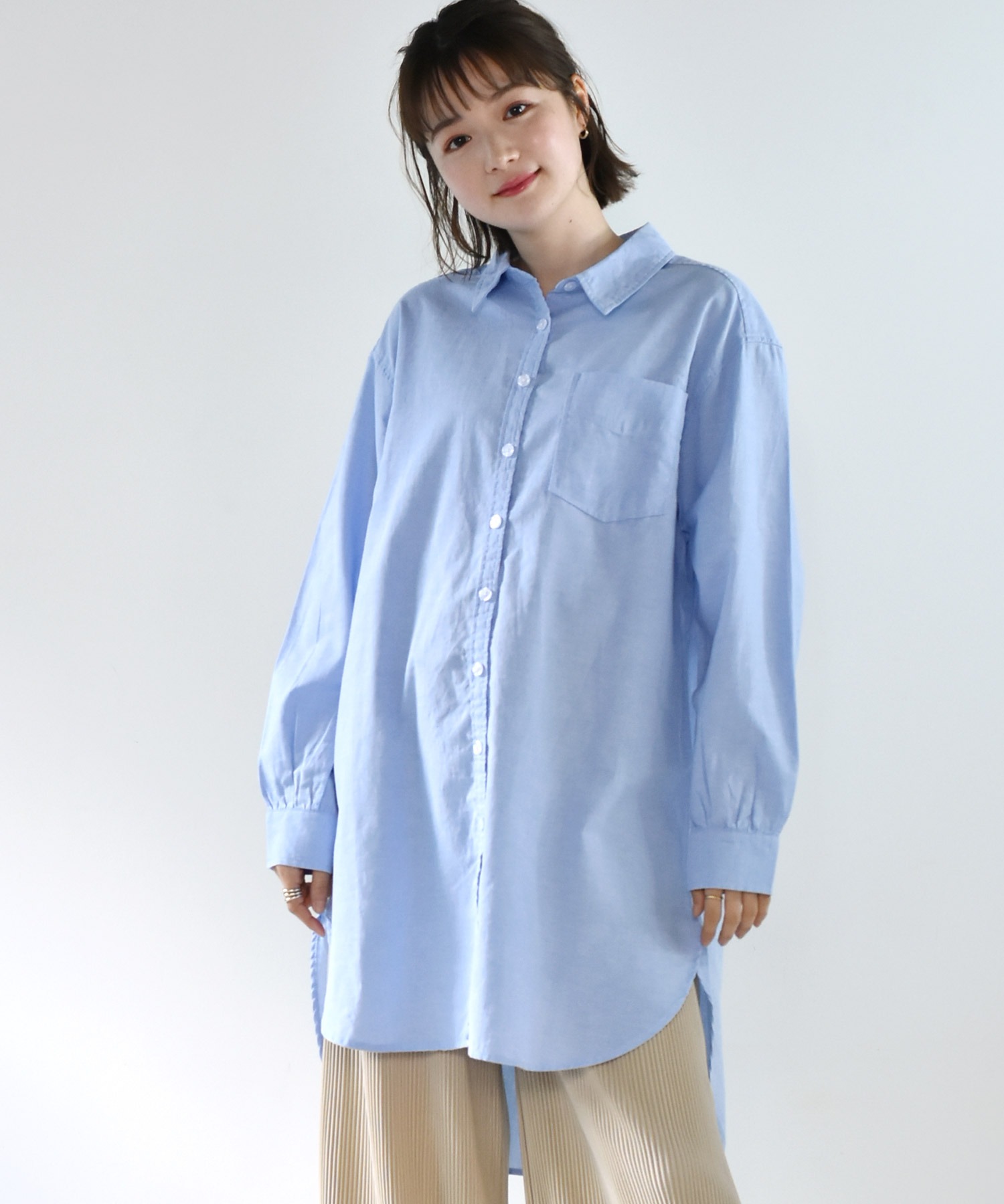 チュニックbigシャツワンピース Retro Girl Retro Girl Online Store レトロガールオンラインストア