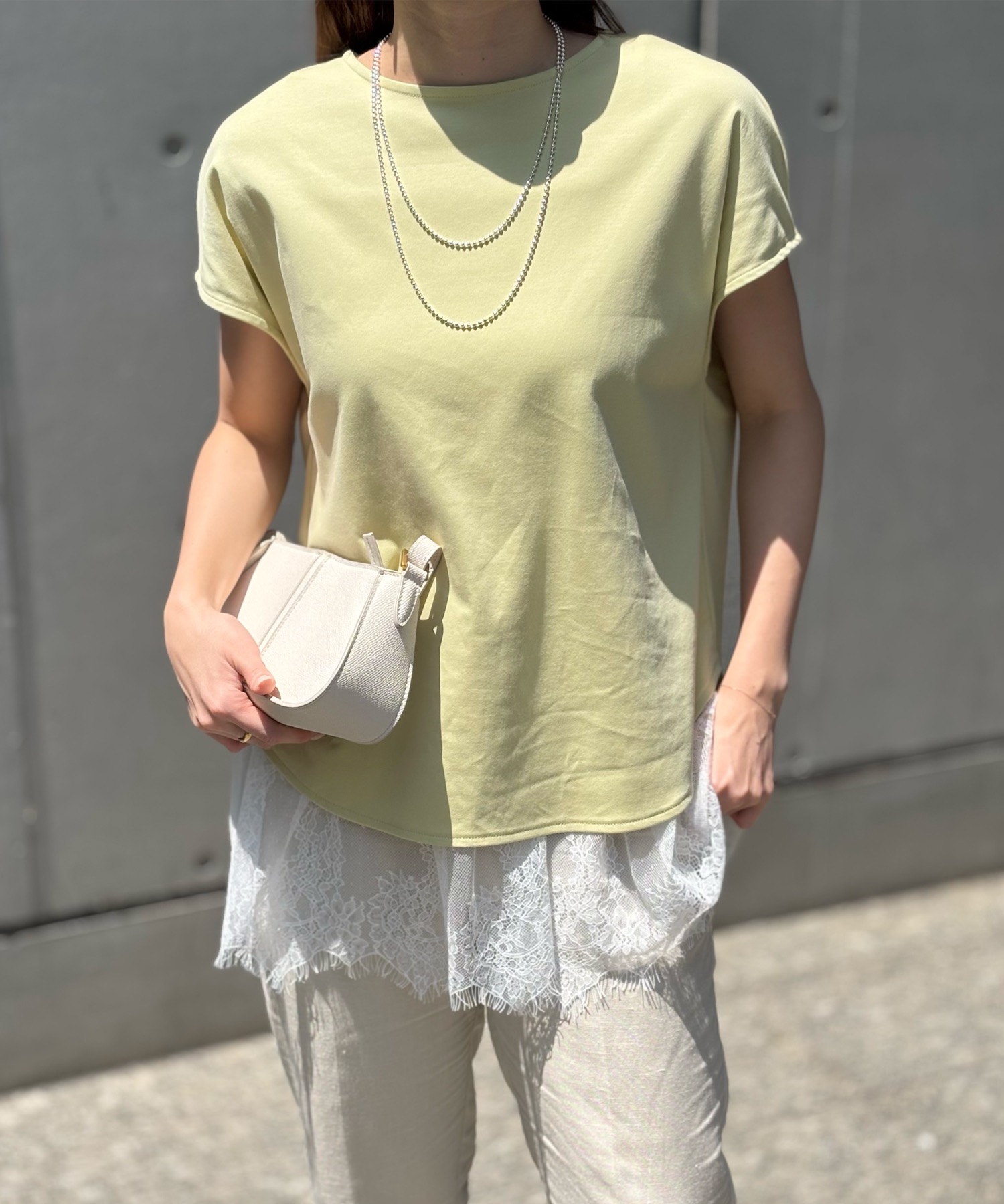 シルクタッチスムースバックジッププルオーバー Emma Taylor