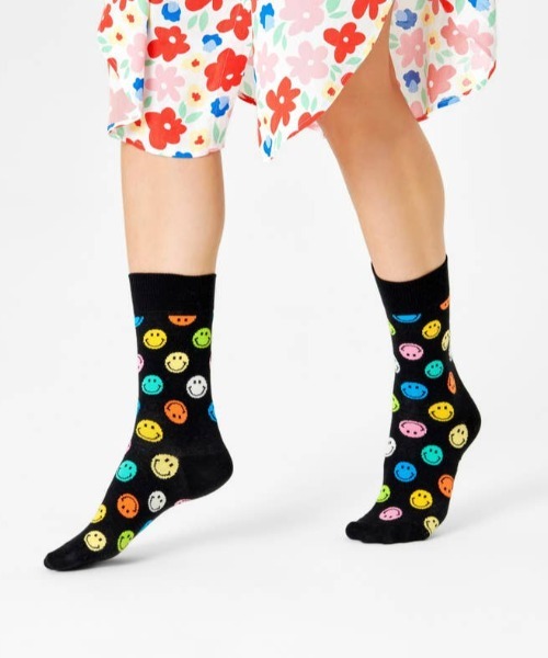 Happy 超安い品質 Socks Limited x Smiley クルーソックス ブランド雑貨総合 Big Sock 14221006 Dot
