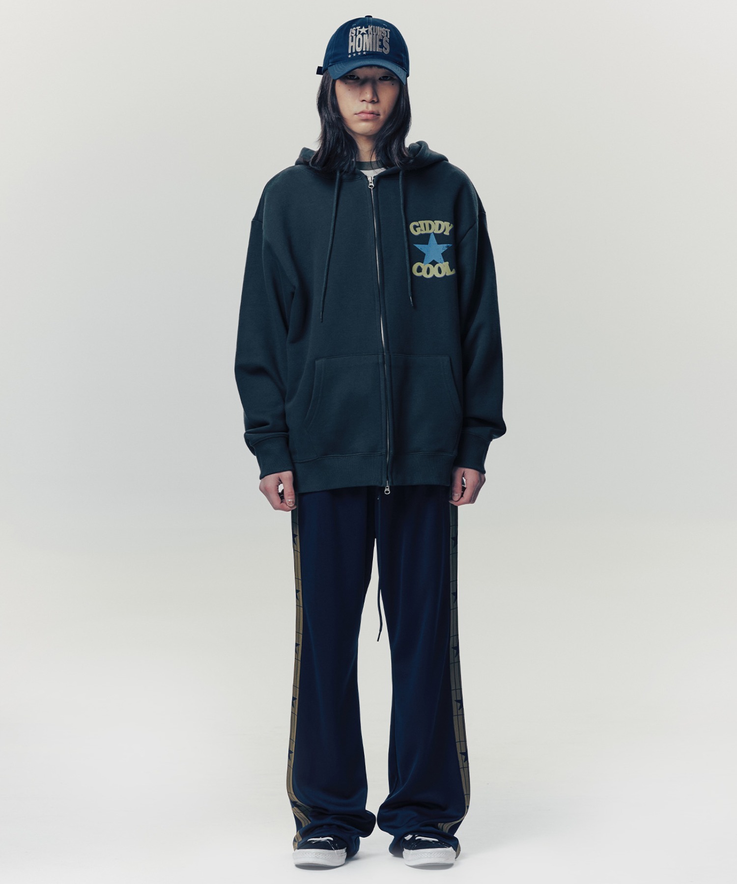 A'GEM/9 × .kom 『ISTKUNST/イストクンスト』G&C HOOD ZIP UP/G&C