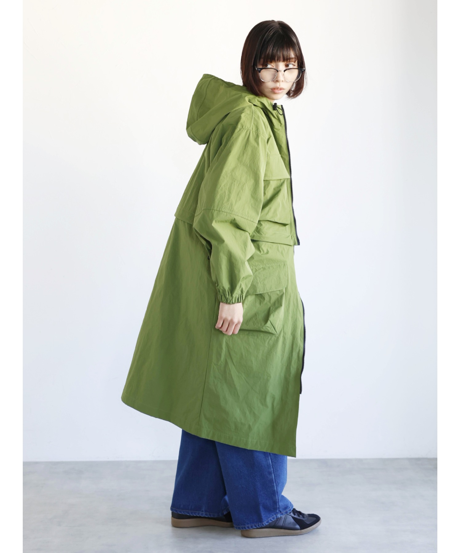 モデル身長:160cm　サイズ：FREE