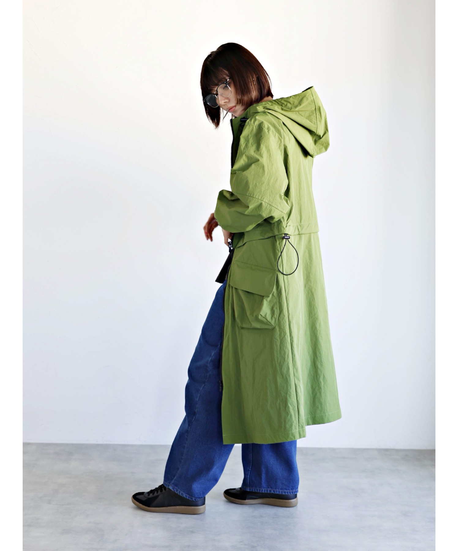 モデル身長:160cm　サイズ：FREE