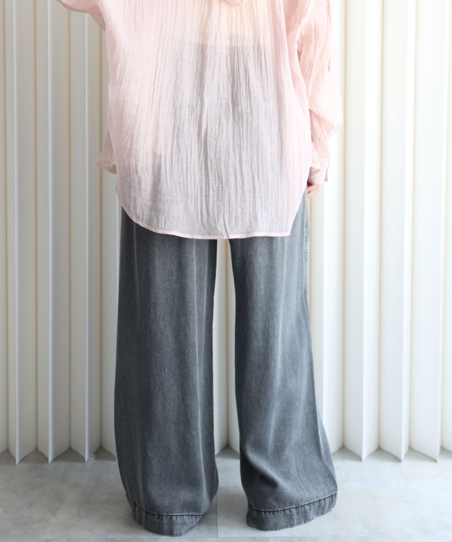 model：164cm. 着用サイズ：FREE
