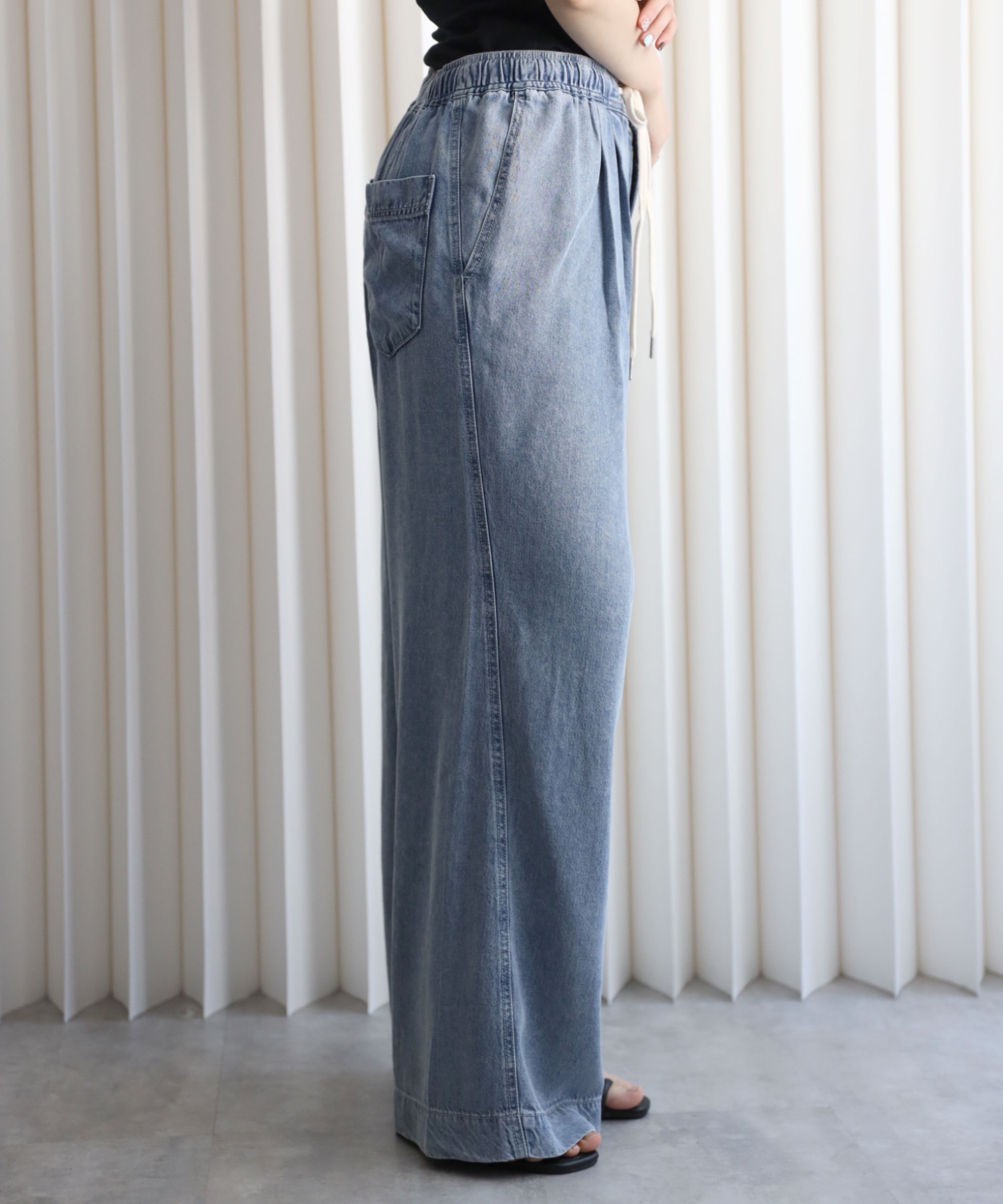 model：164cm. 着用サイズ：FREE