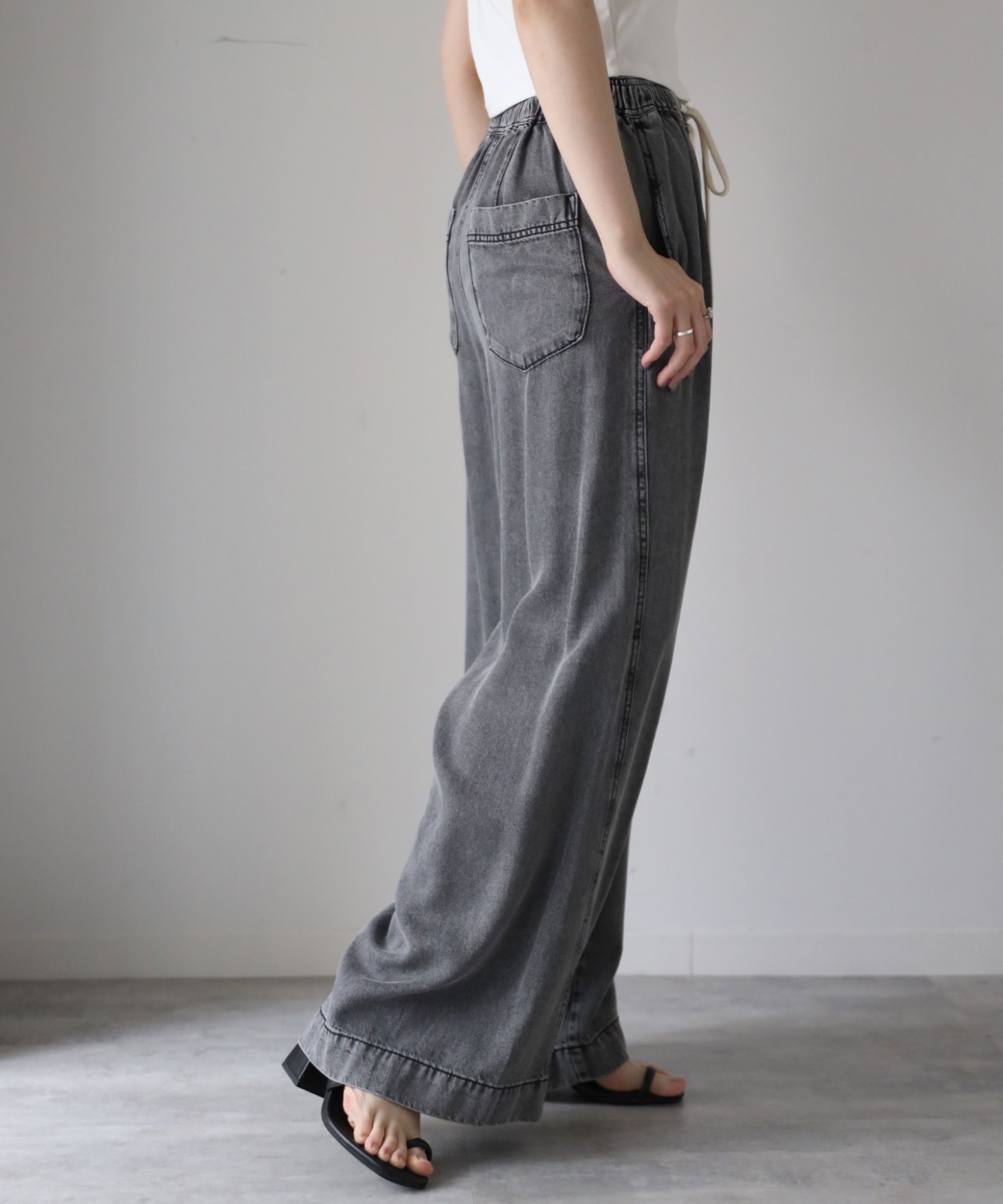 model：164cm. 着用サイズ：FREE