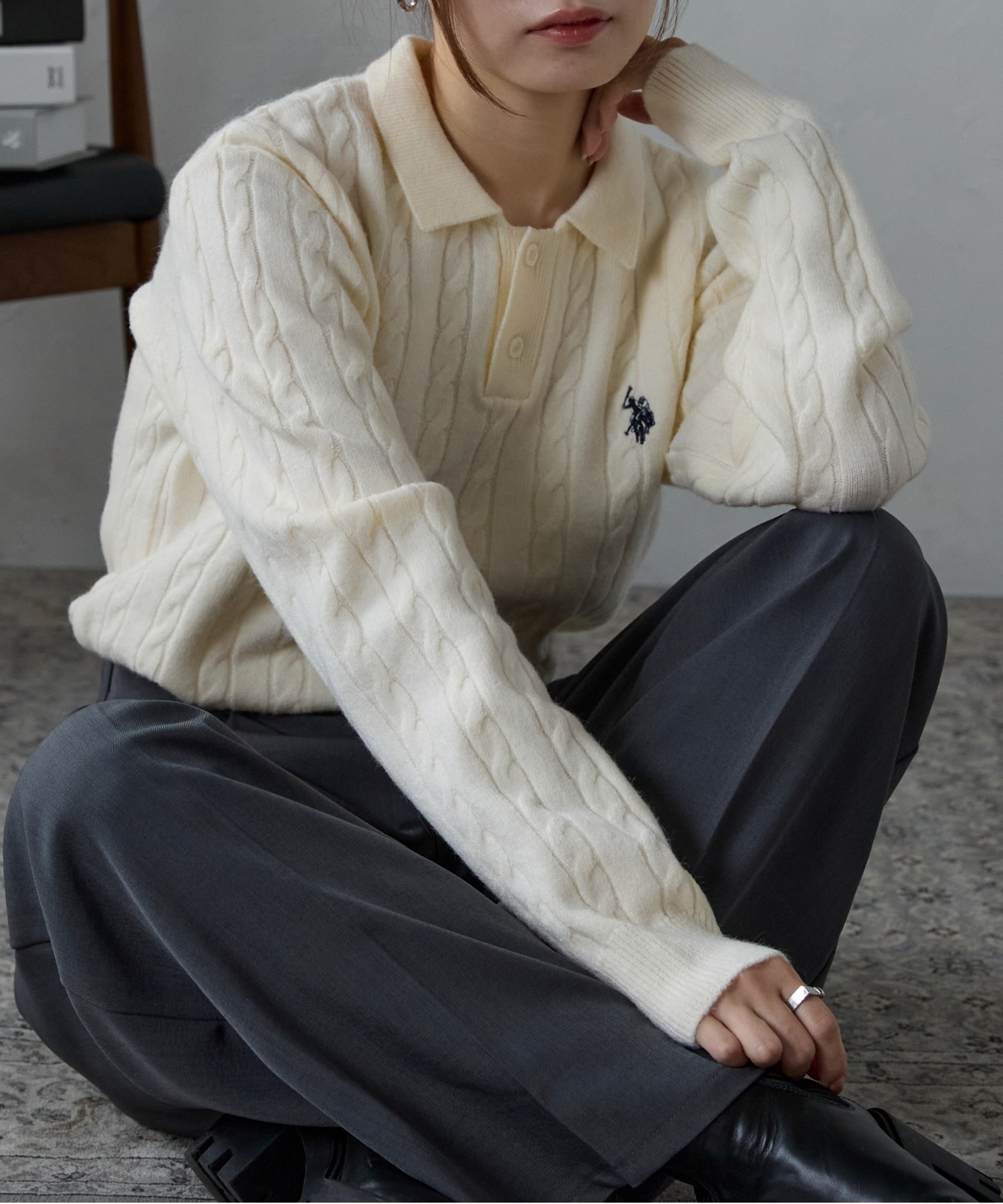 model：158cm 着用サイズ：M