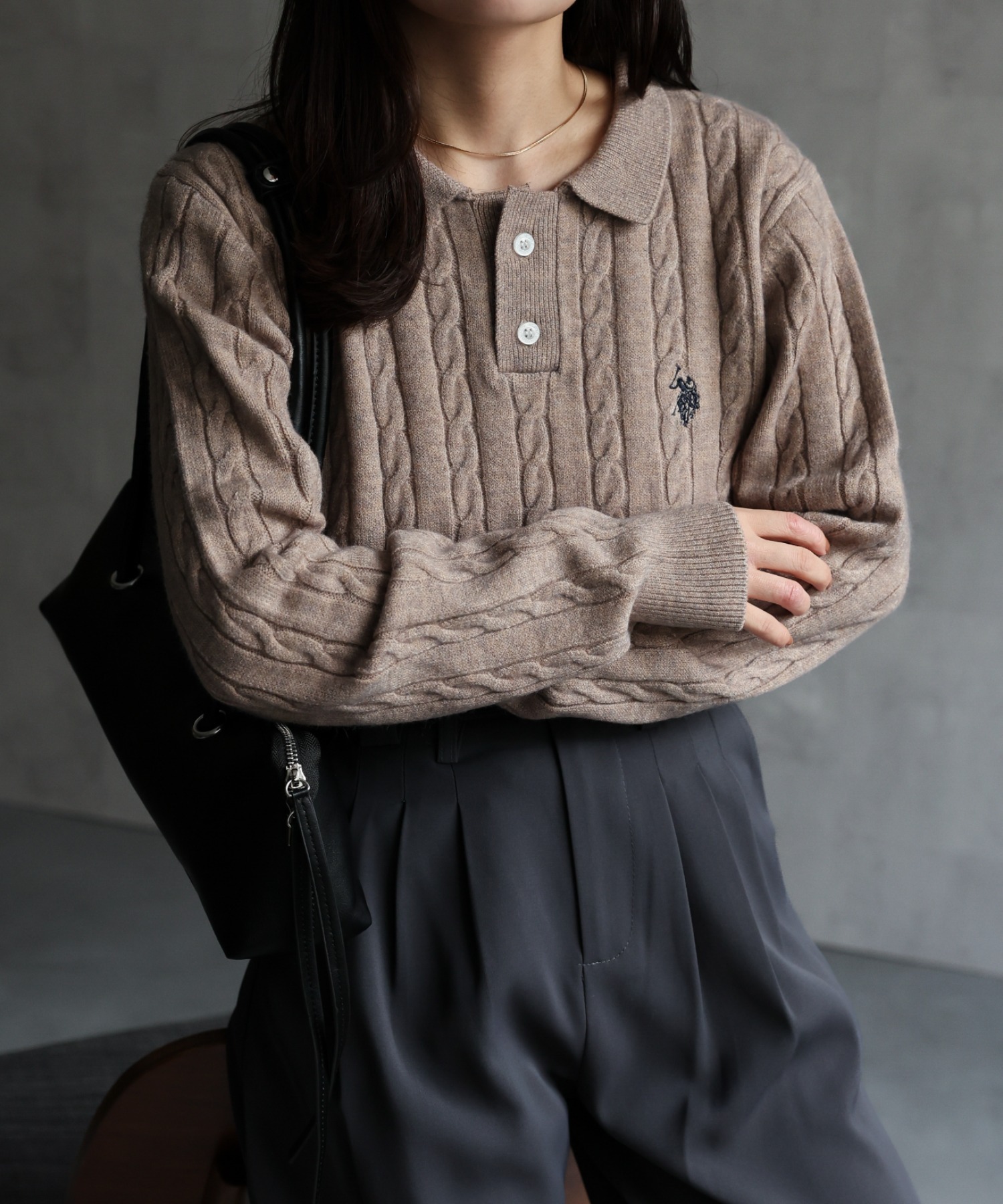 model：156cm 着用サイズ：M
