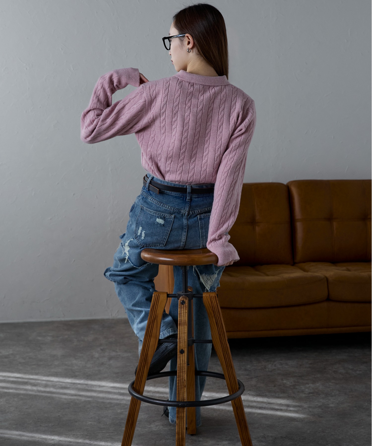 model：158cm 着用サイズ：M
