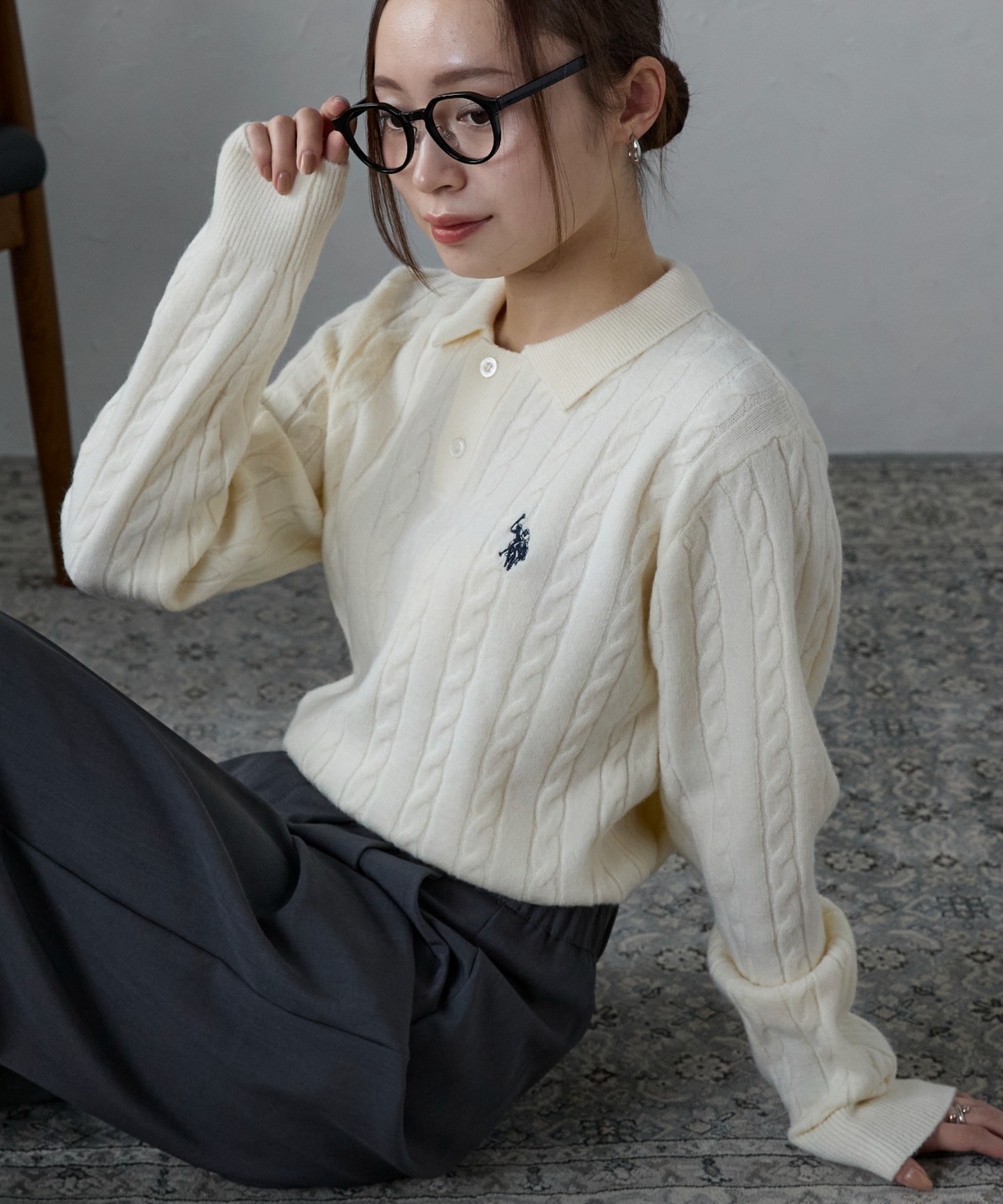 model：158cm 着用サイズ：M