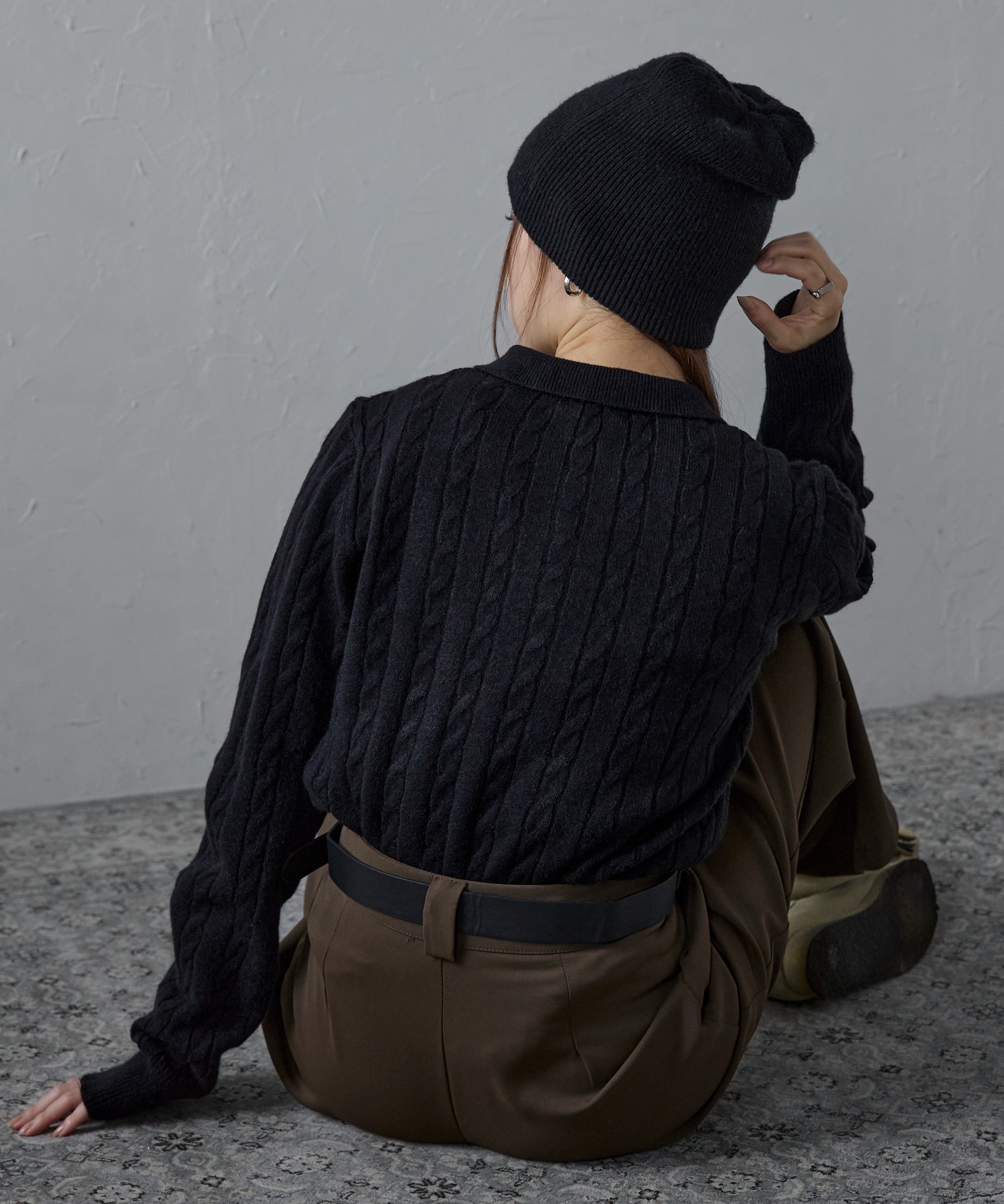 model：158cm 着用サイズ：M