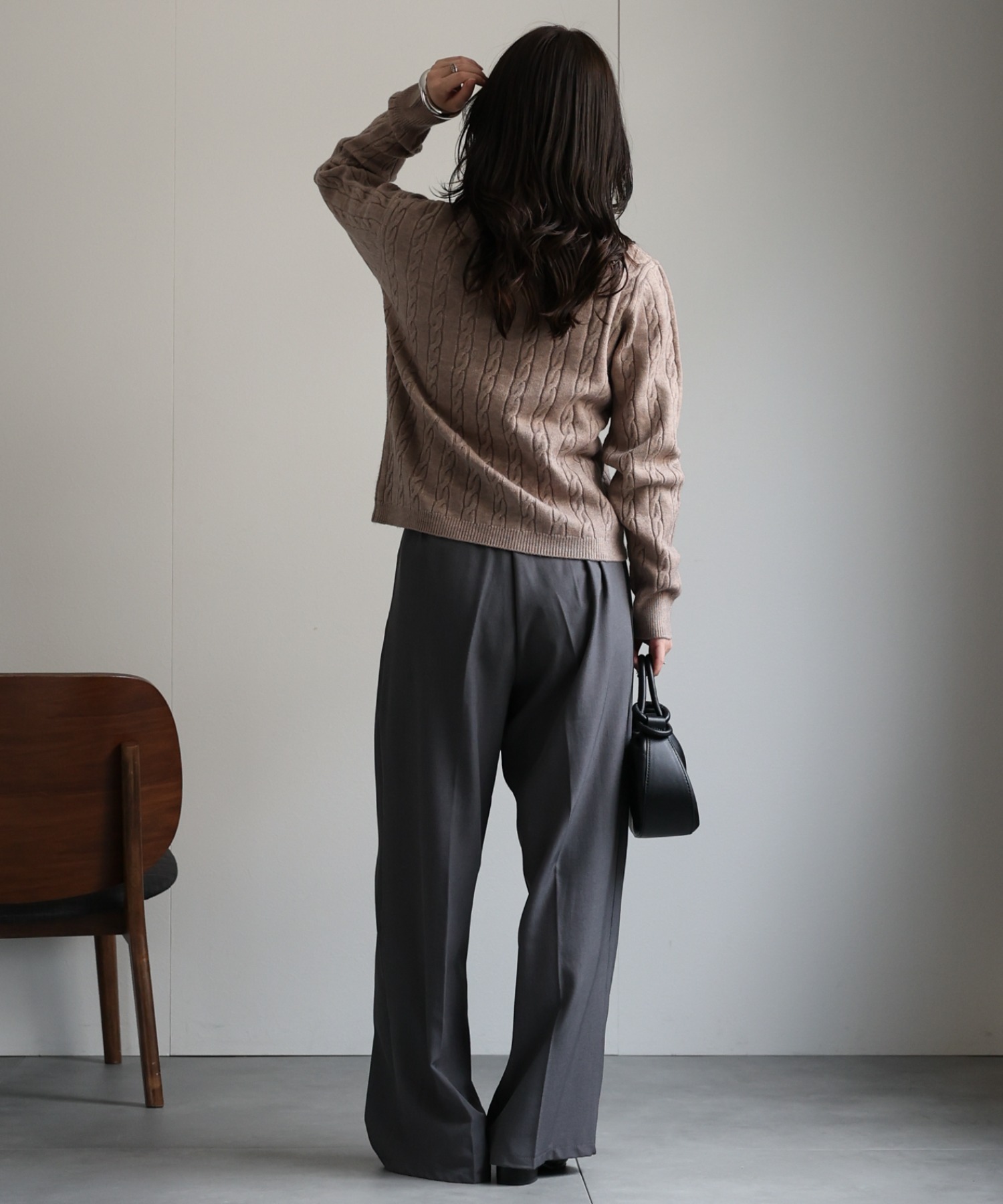 model：156cm 着用サイズ：M