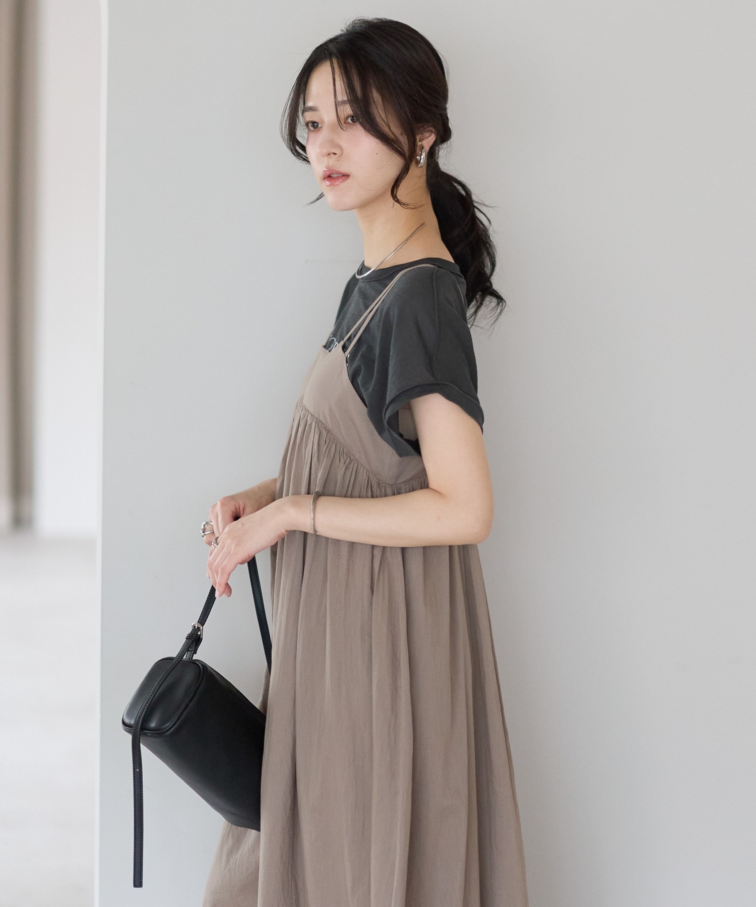 model：161cm 着用サイズ：M