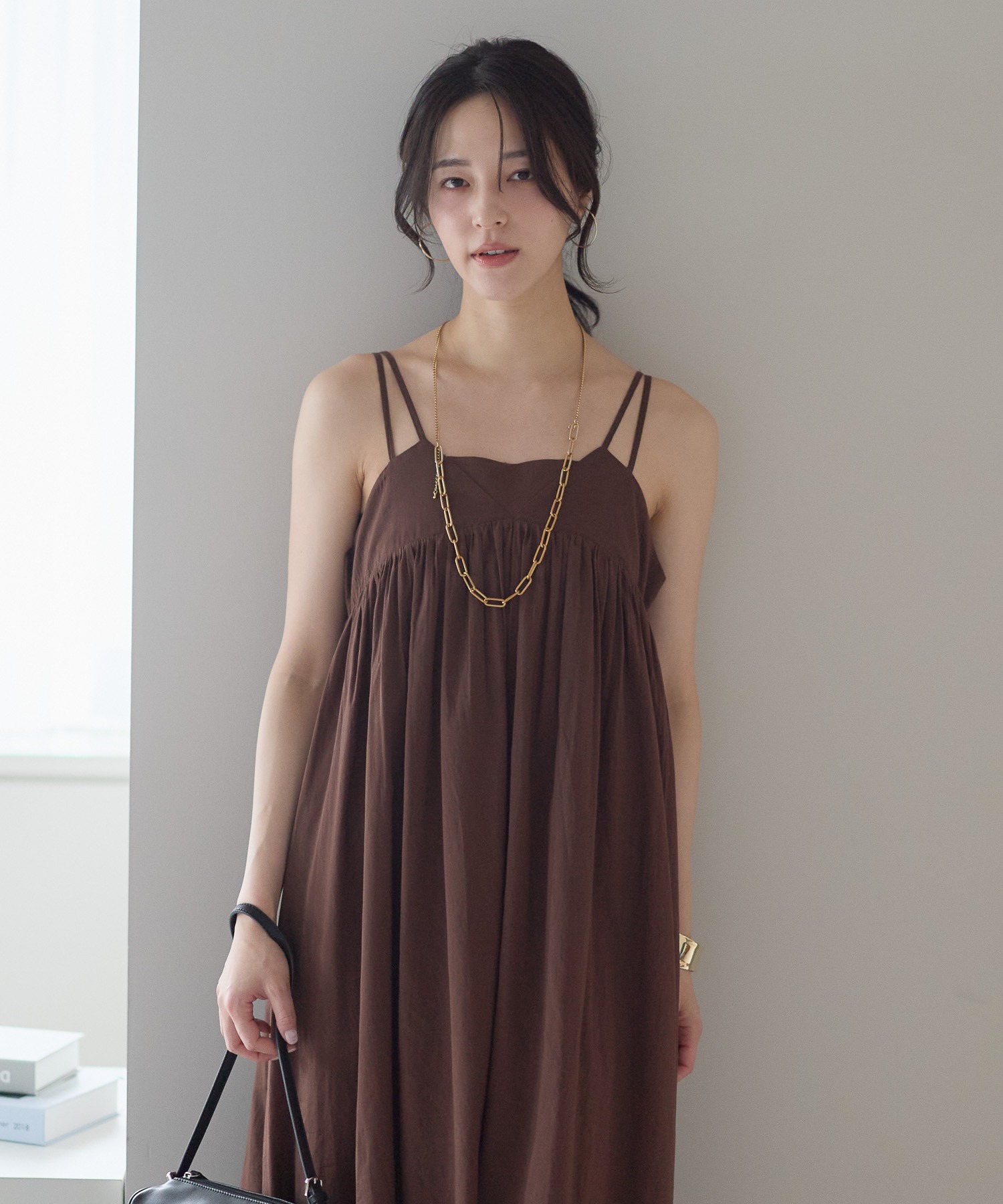 model：161cm 着用サイズ：M