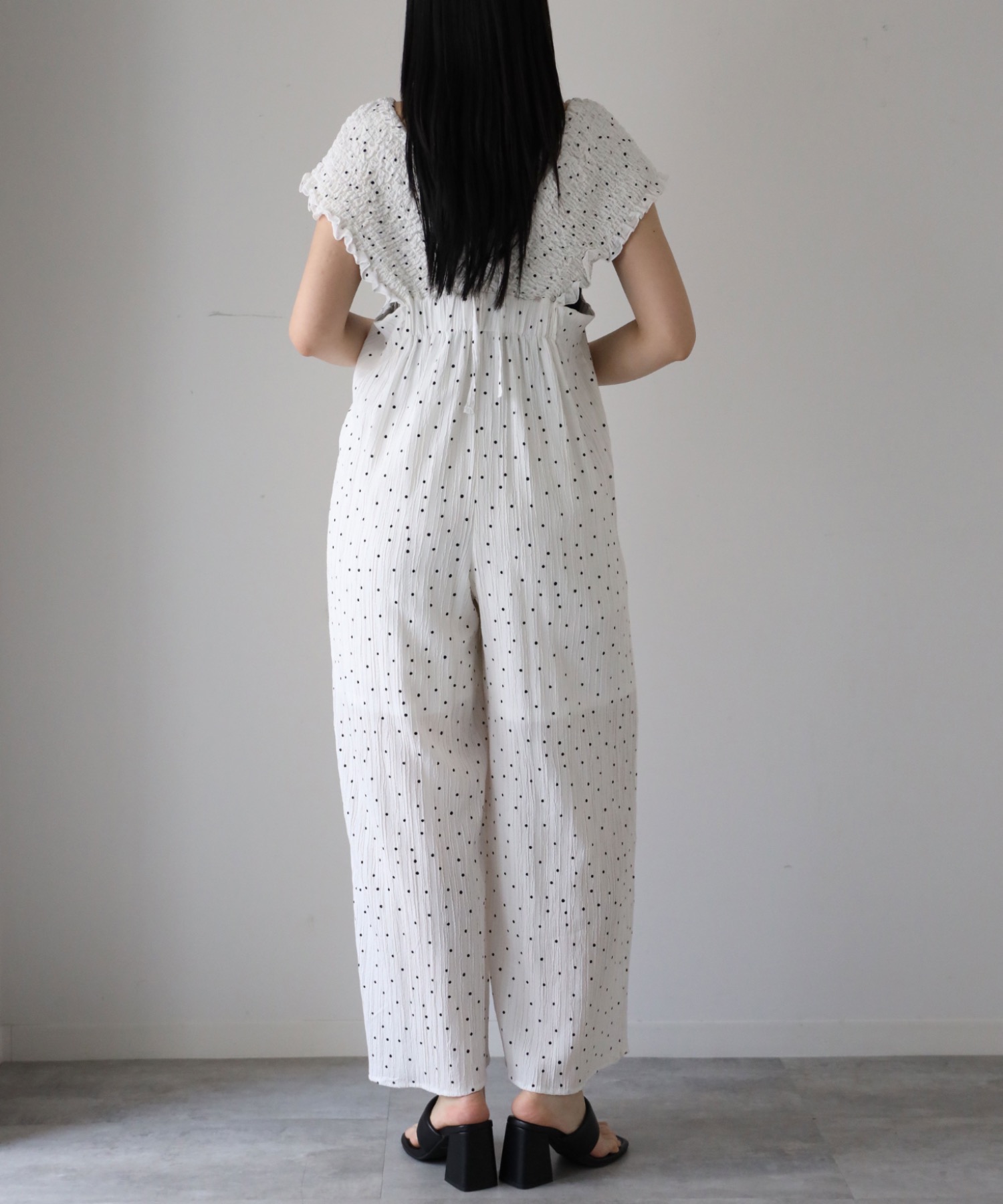 model：164cm. 着用サイズ：FREE