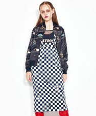 GV1831015 CHCKERD PATTERN COTTON SKIRT