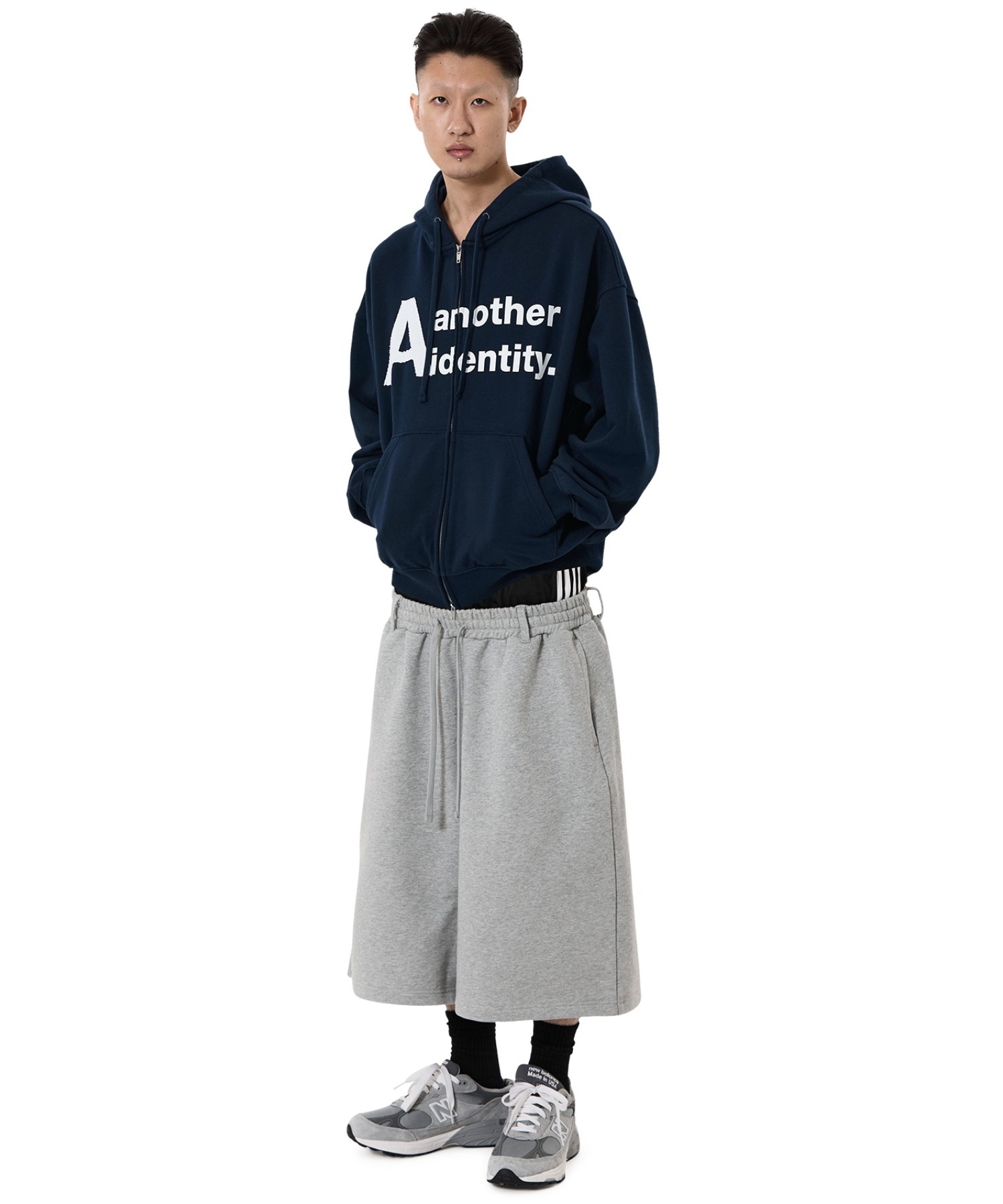 OY/オーワイ』LAYERED SWEAT HALF PANTS/レイヤードウエストスウェット