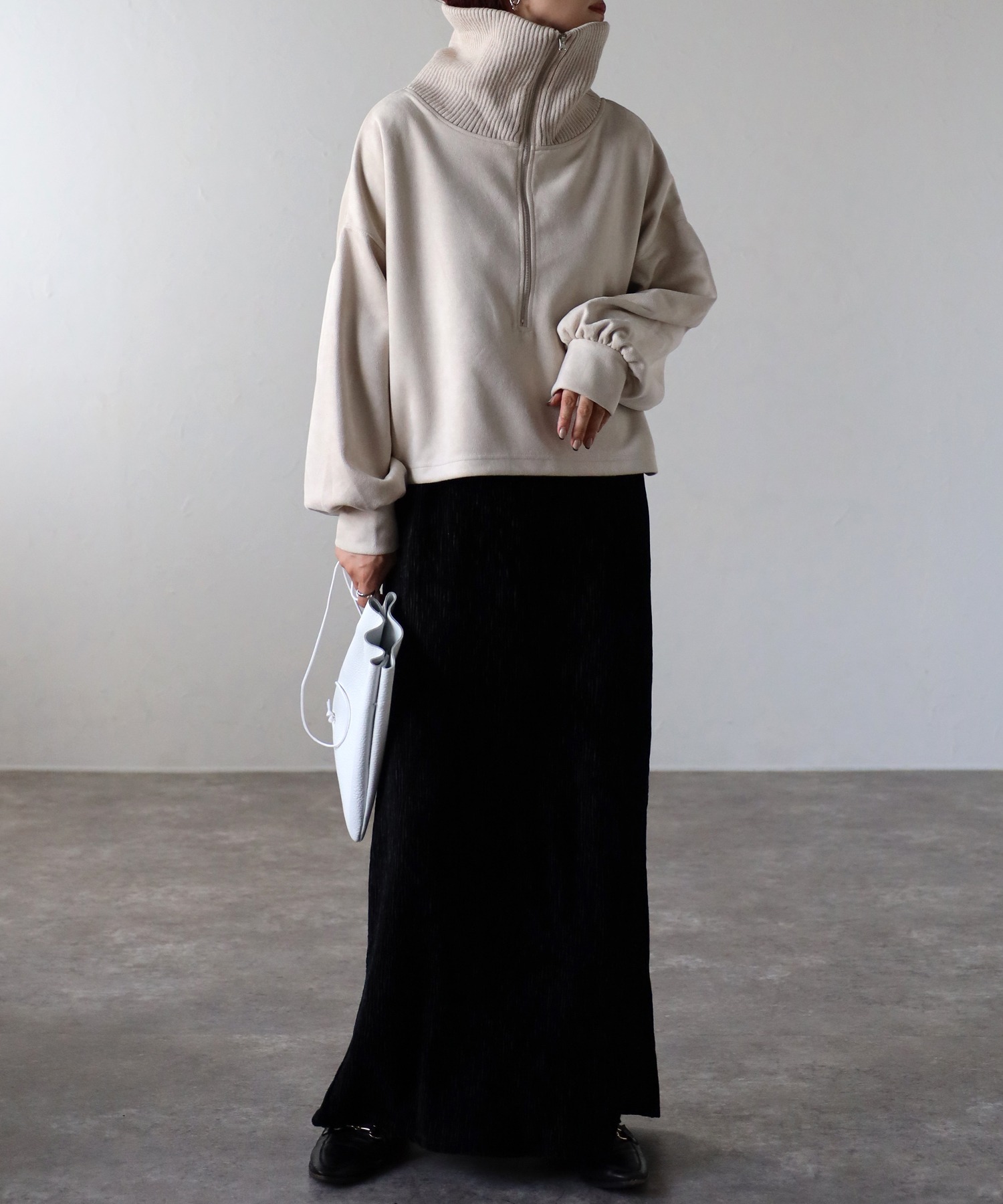 model:162㎝　着用サイズ:FREE