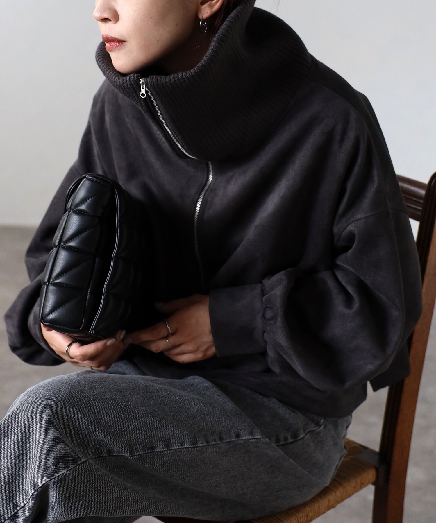 model:162㎝　着用サイズ:FREE