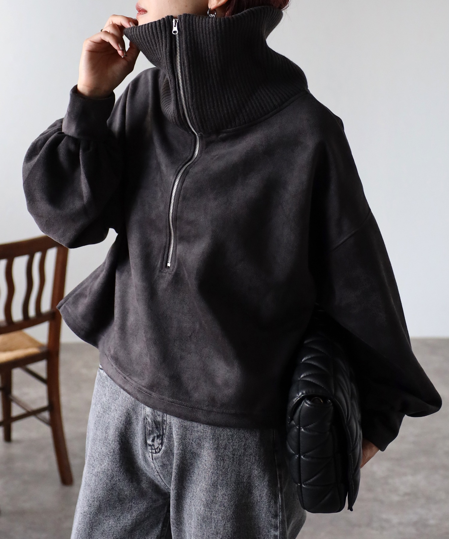 model:162㎝　着用サイズ:FREE