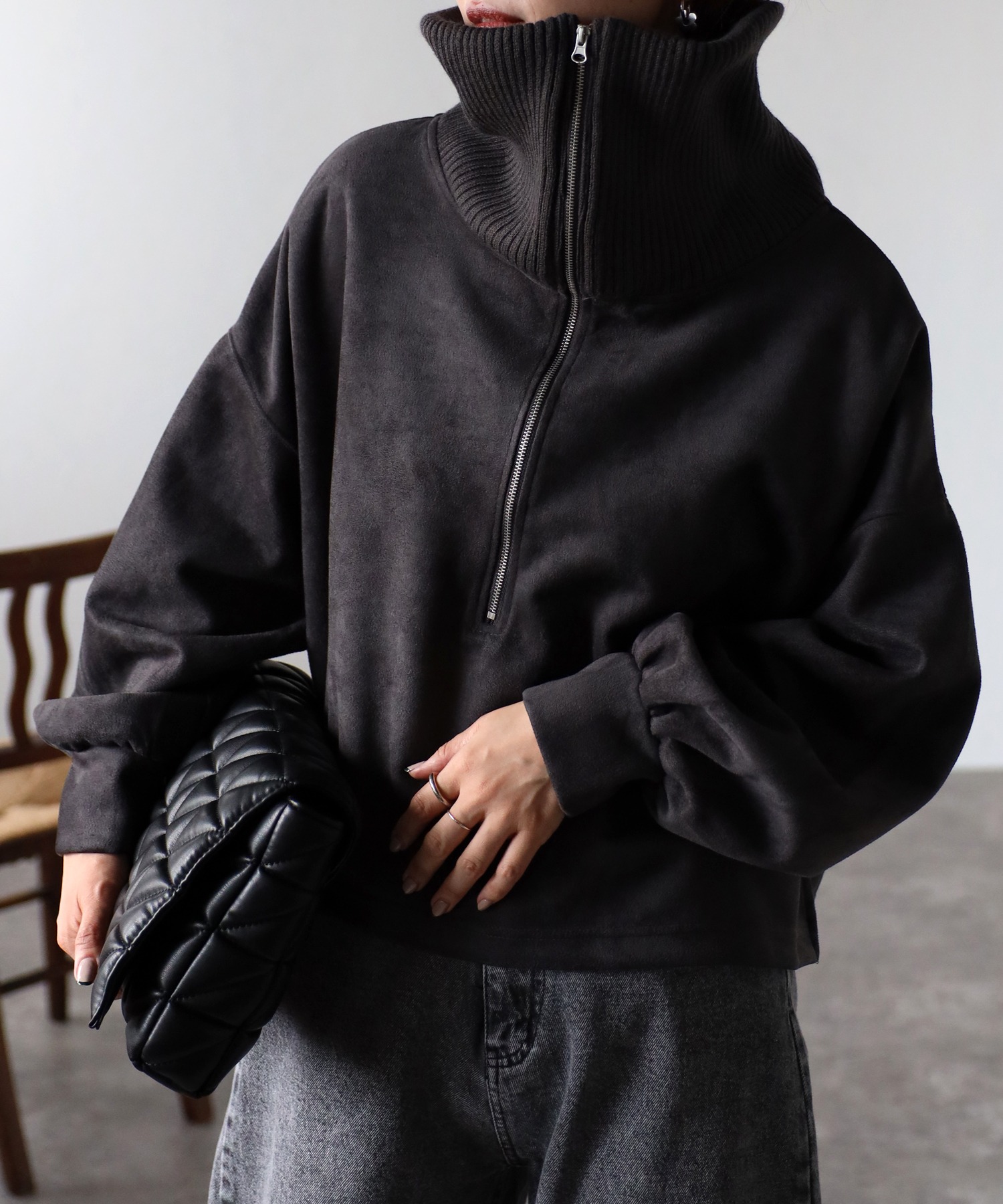 model:162㎝　着用サイズ:FREE