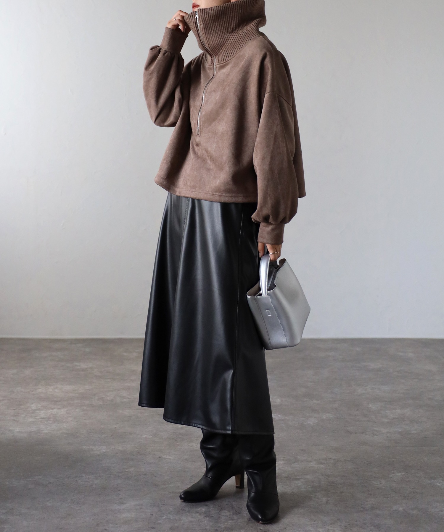 model:162㎝　着用サイズ:FREE