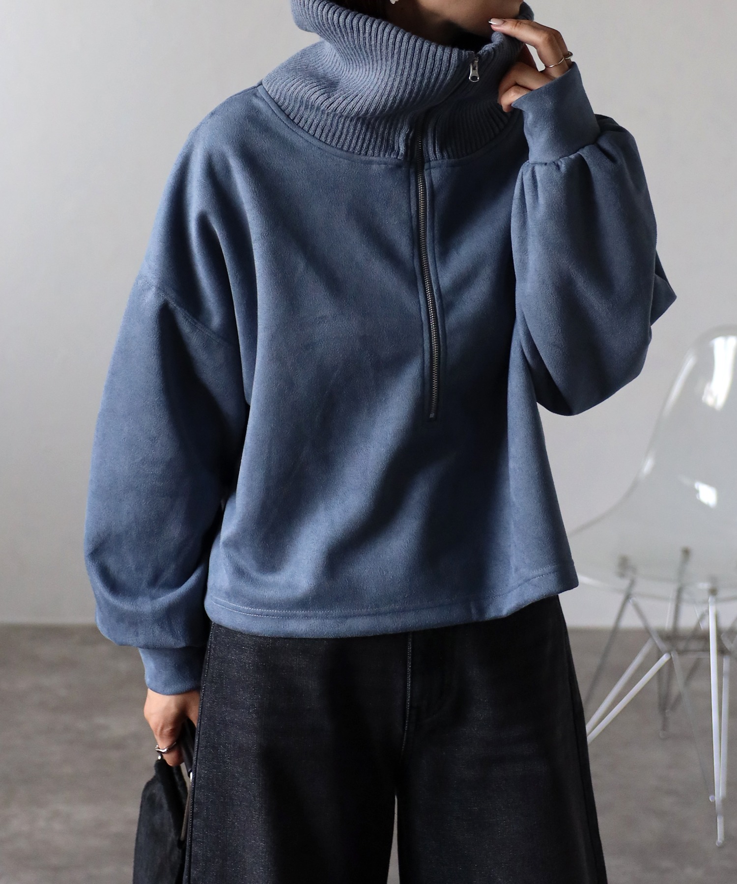 model:162㎝　着用サイズ:FREE