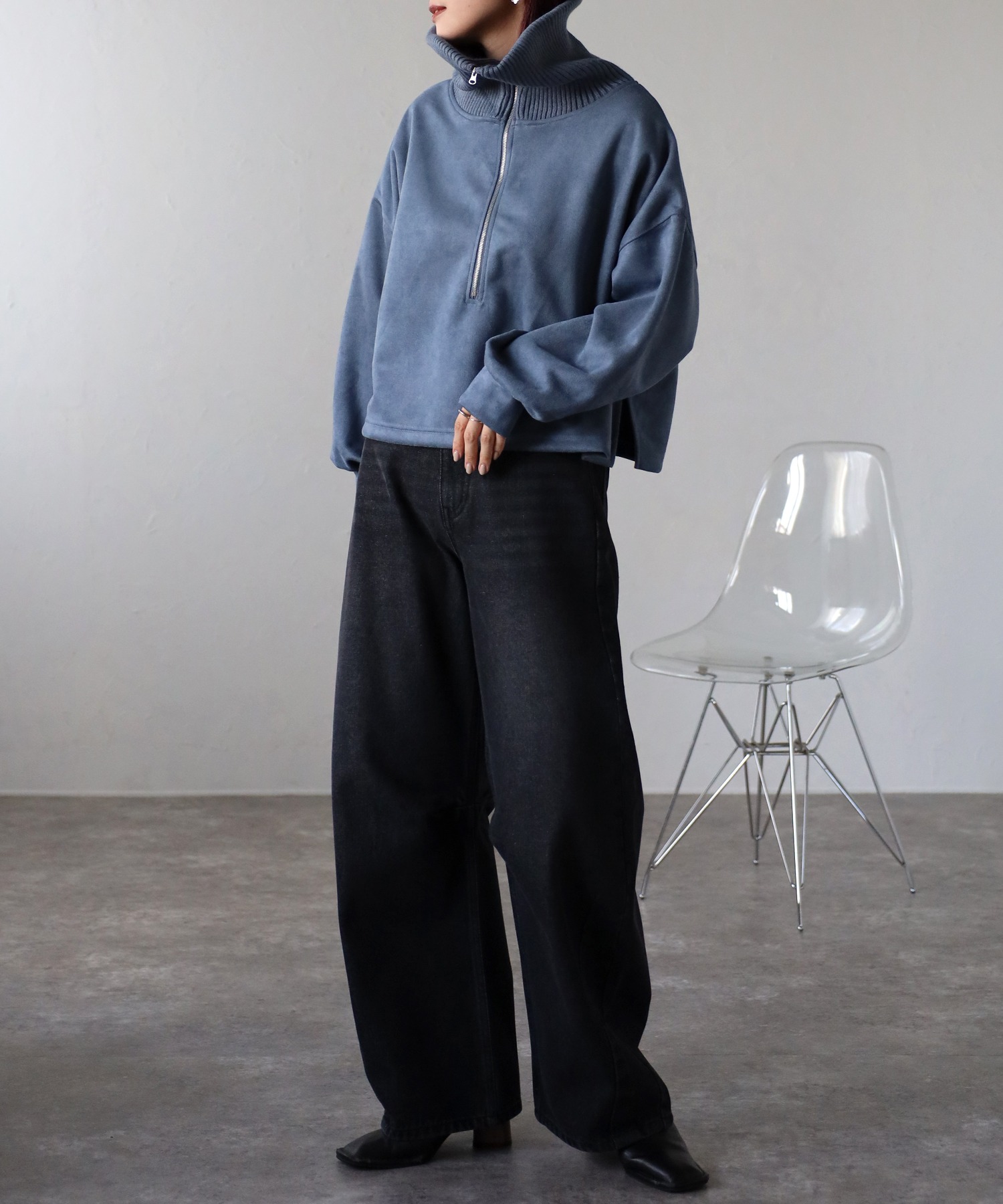 model:162㎝　着用サイズ:FREE