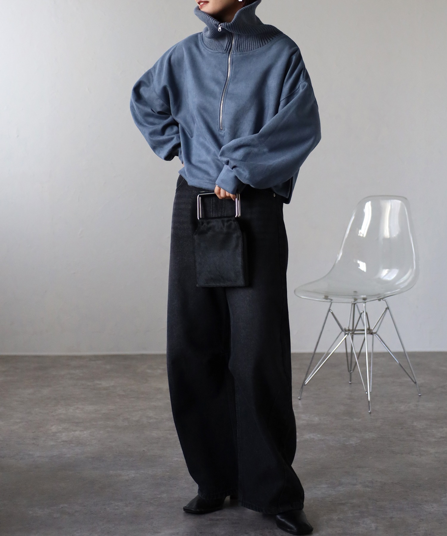 model:162㎝　着用サイズ:FREE