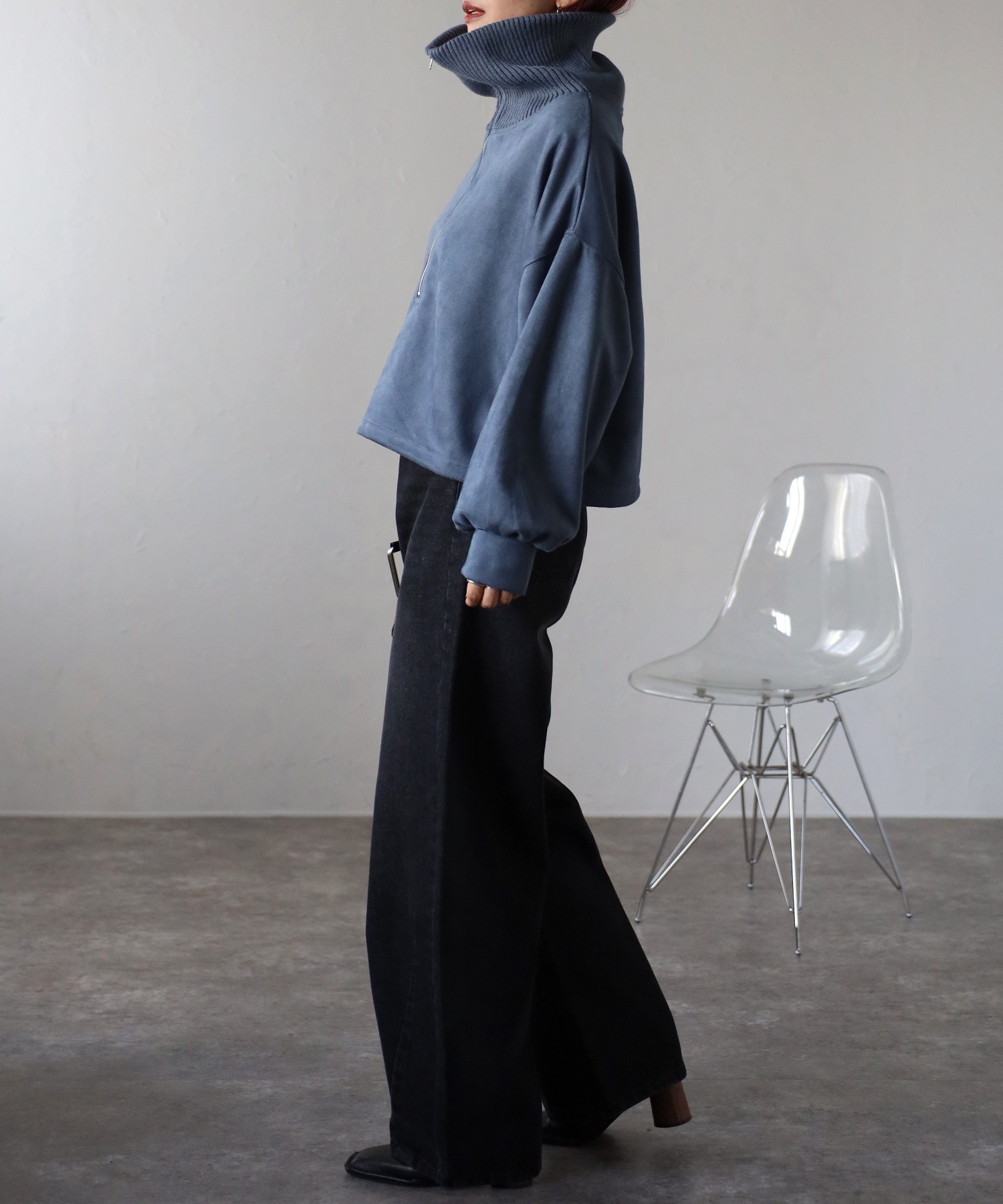 model:162㎝　着用サイズ:FREE