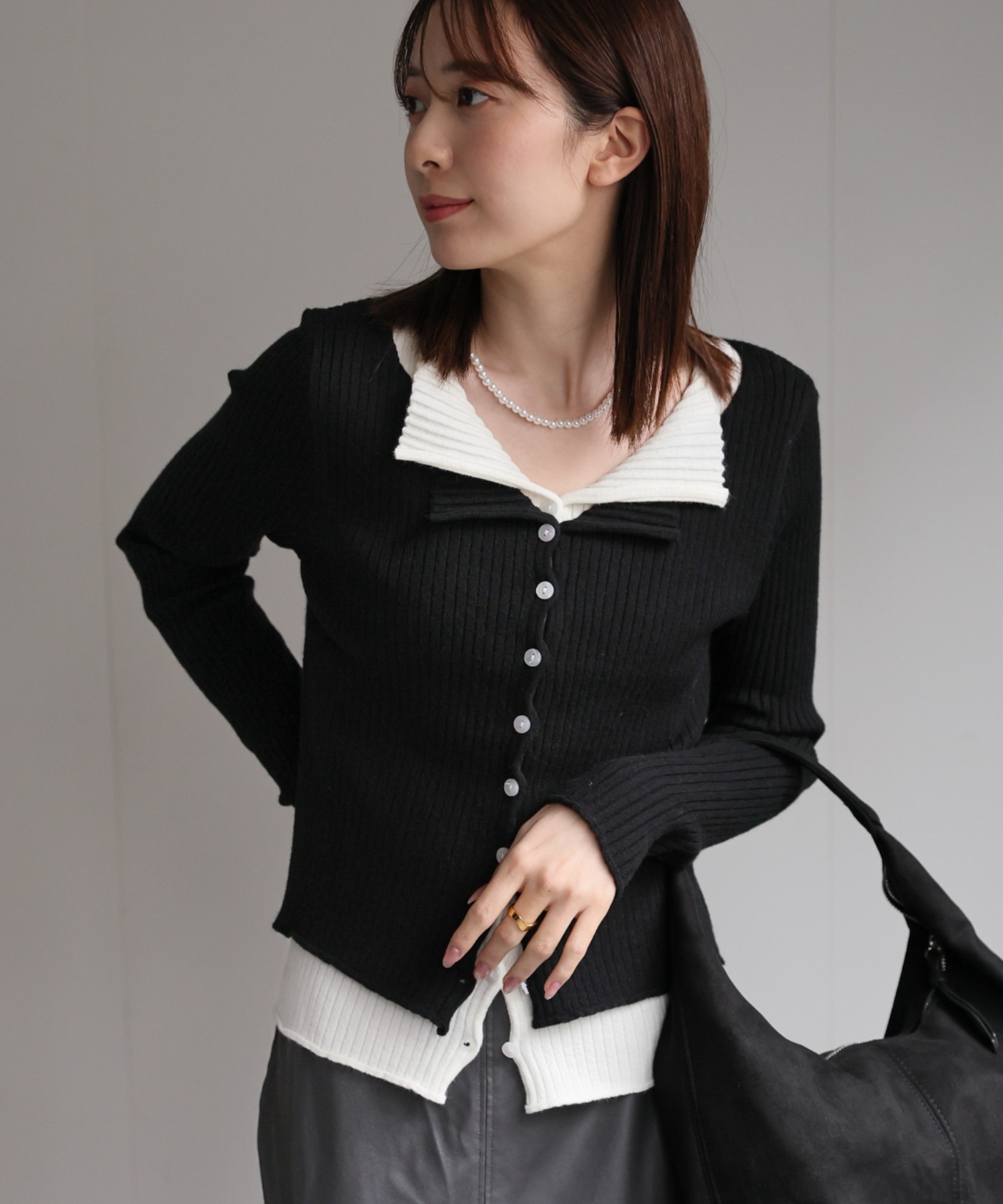 model:162cm 着用サイズ:F