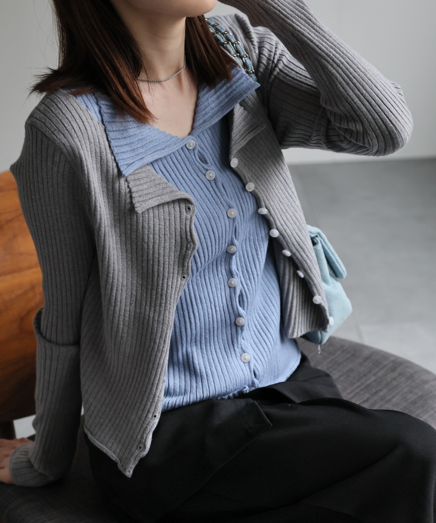 model:162cm 着用サイズ:F