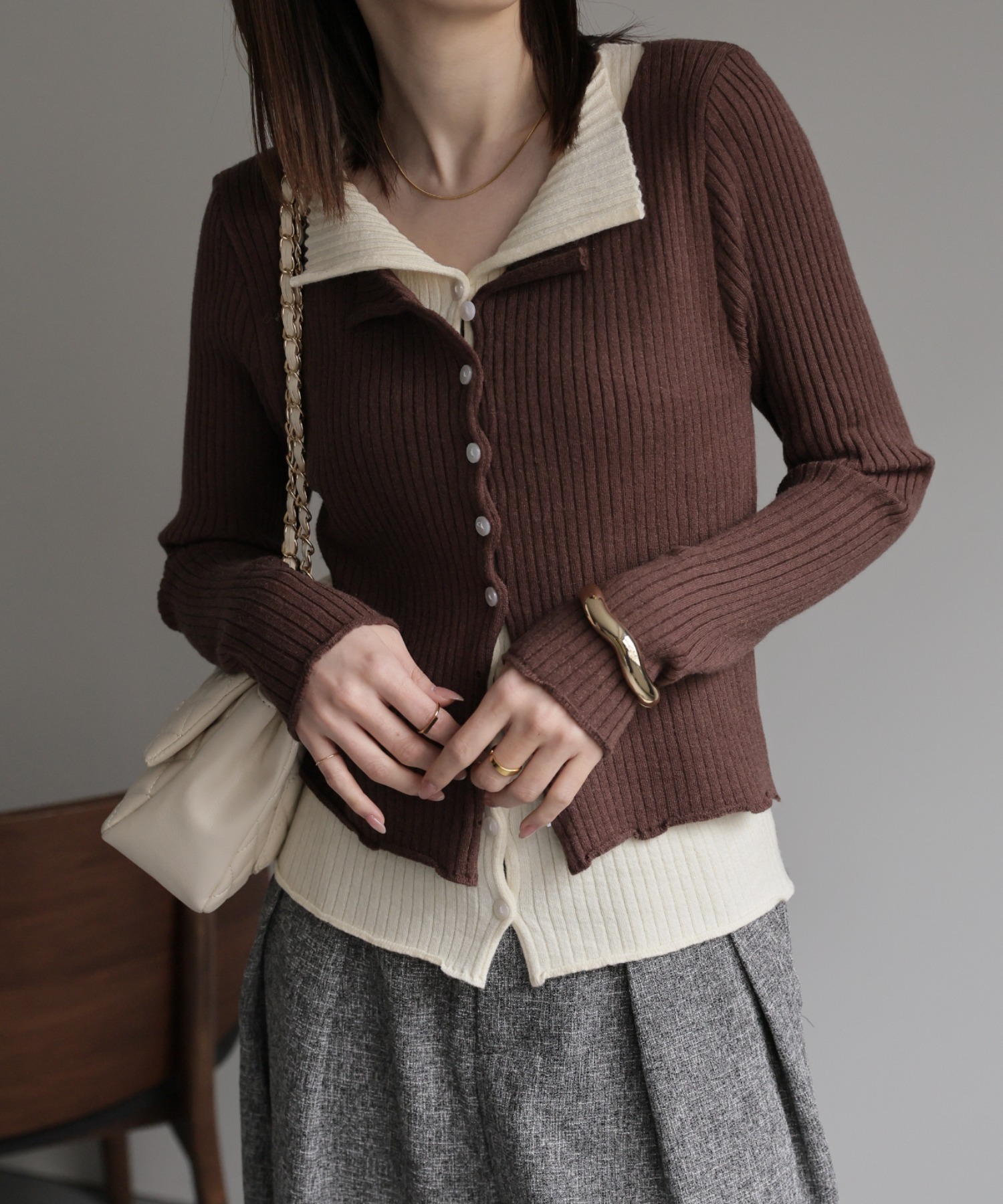 model:162cm 着用サイズ:F