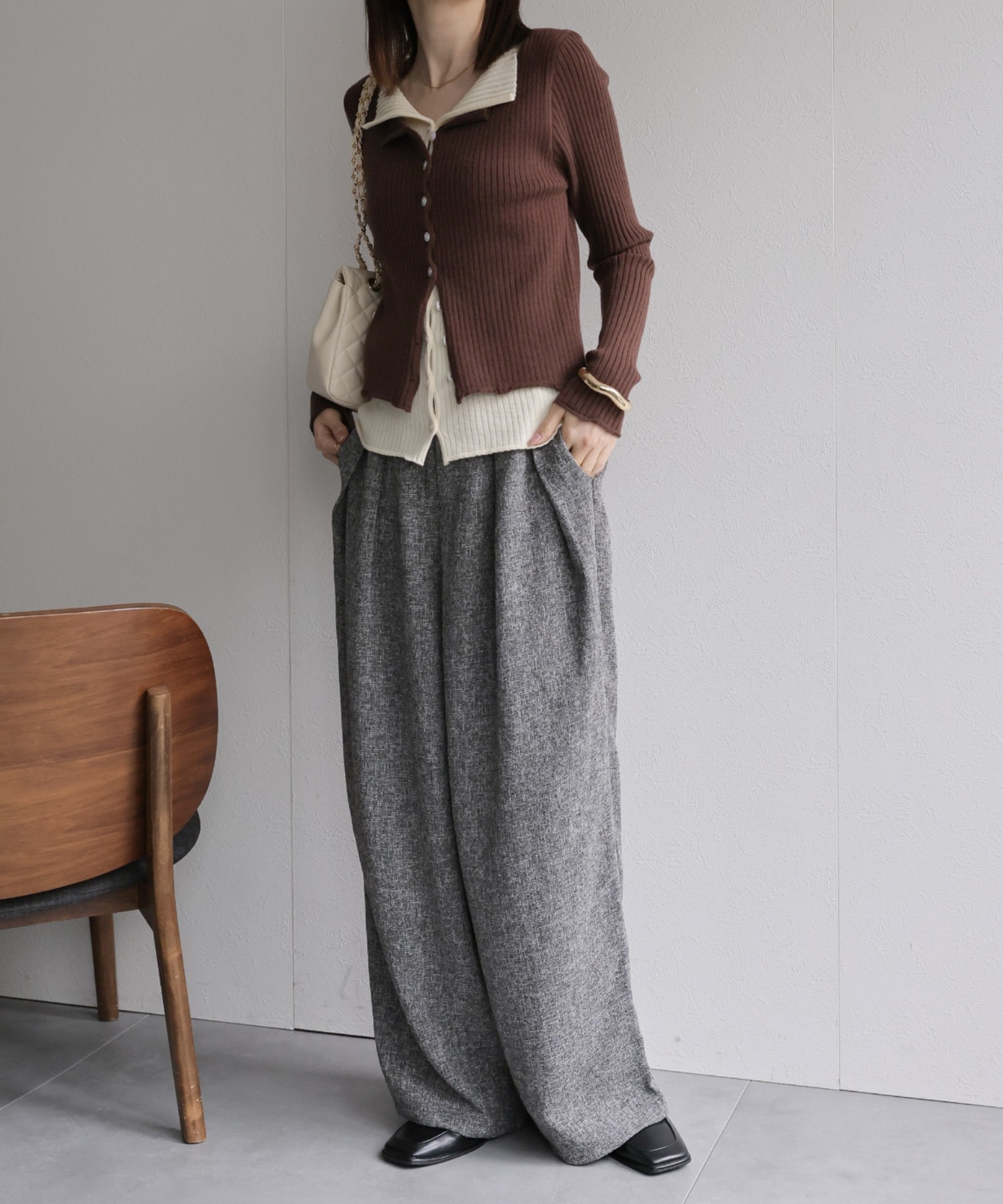 model:162cm 着用サイズ:F