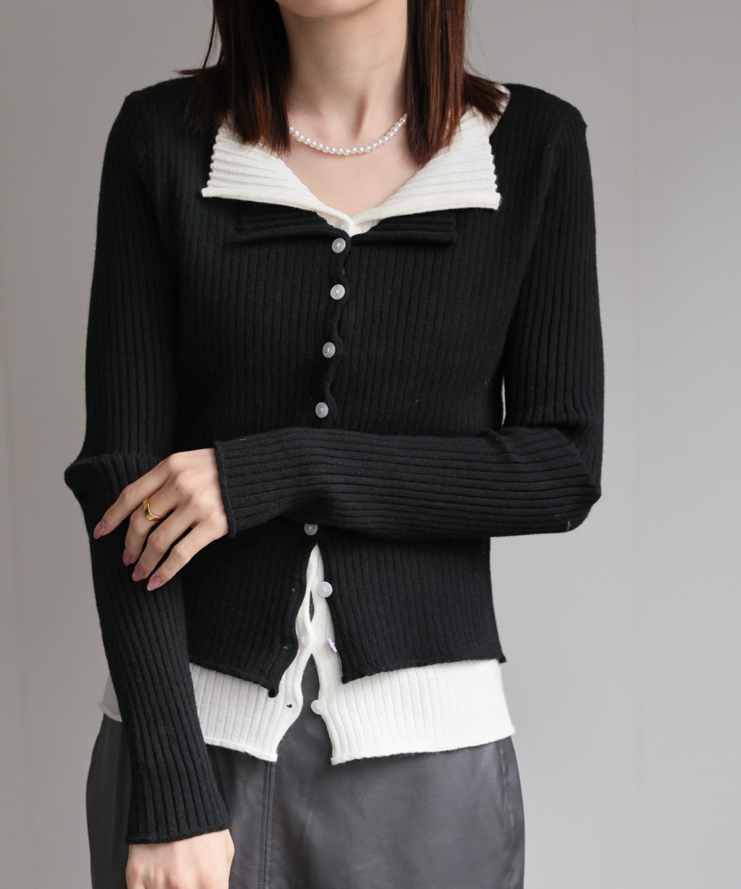 model:162cm 着用サイズ:F
